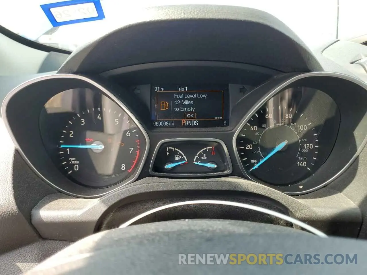 9 Photograph of a damaged car 1FMCU0F78KUB00277 FORD ESCAPE 2019