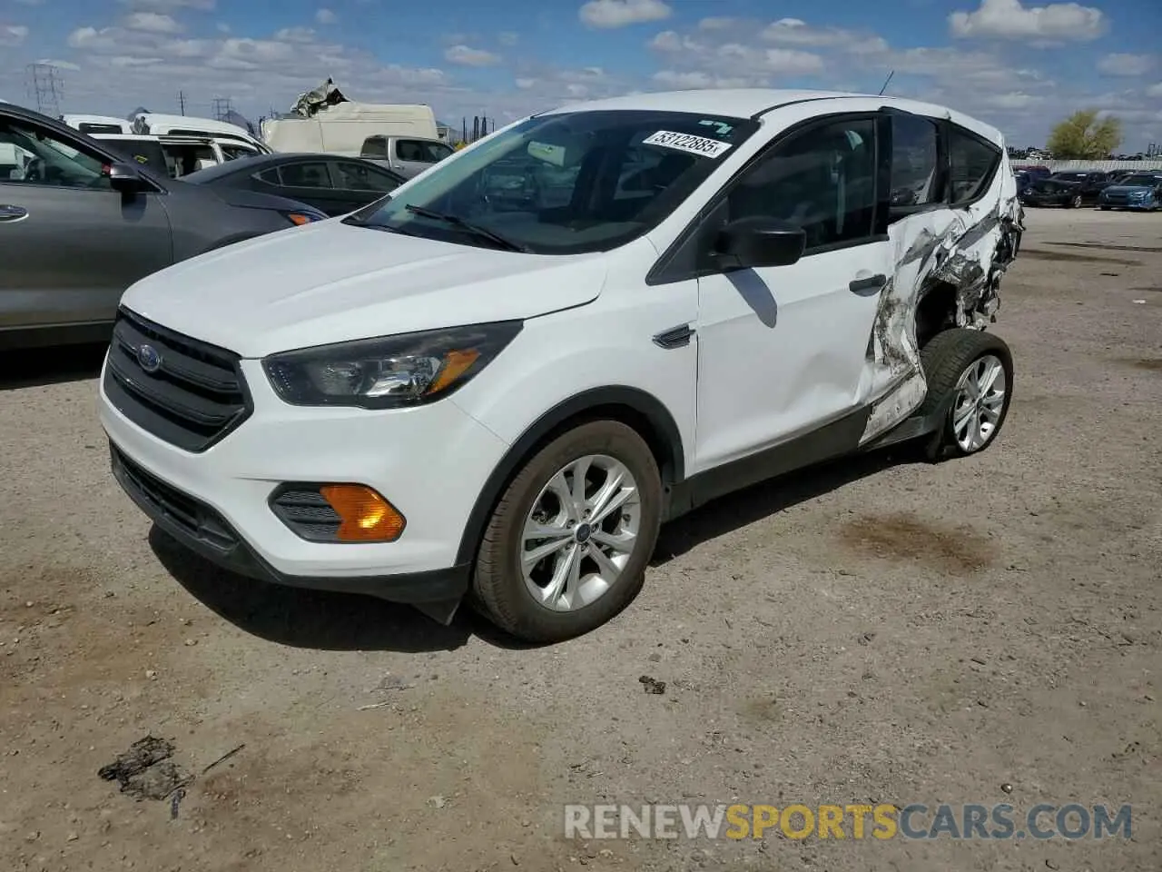 1 Photograph of a damaged car 1FMCU0F78KUB04667 FORD ESCAPE 2019