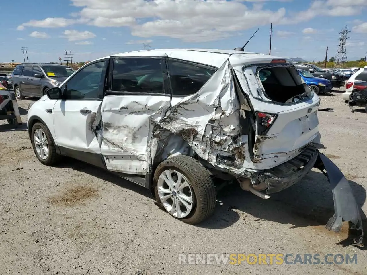 2 Photograph of a damaged car 1FMCU0F78KUB04667 FORD ESCAPE 2019