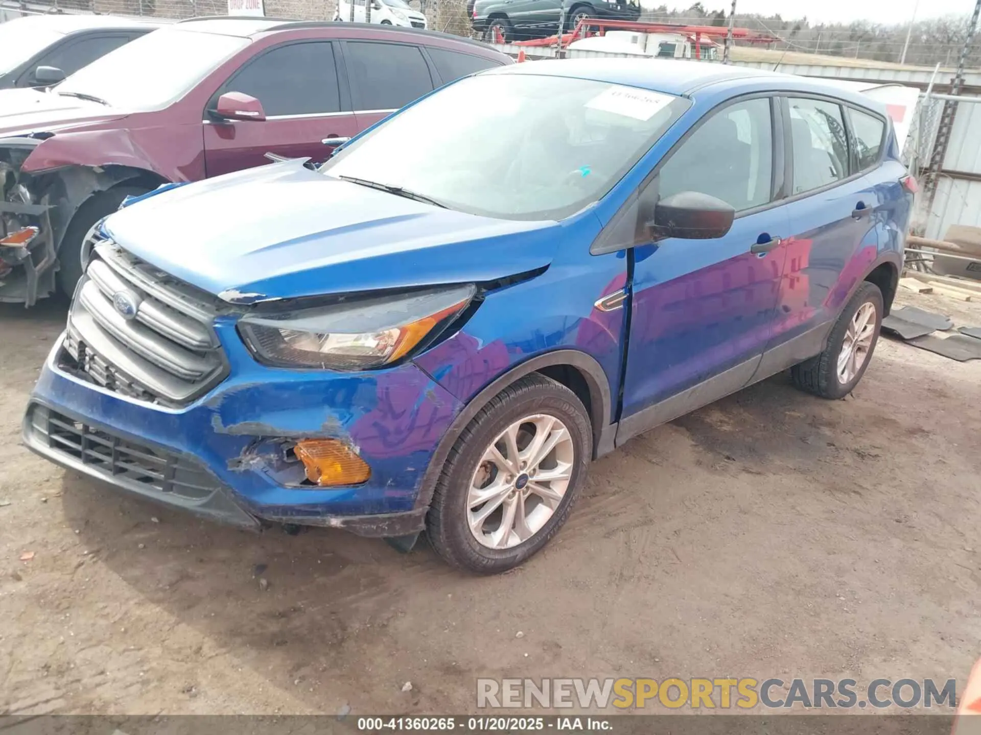 2 Photograph of a damaged car 1FMCU0F78KUC52740 FORD ESCAPE 2019