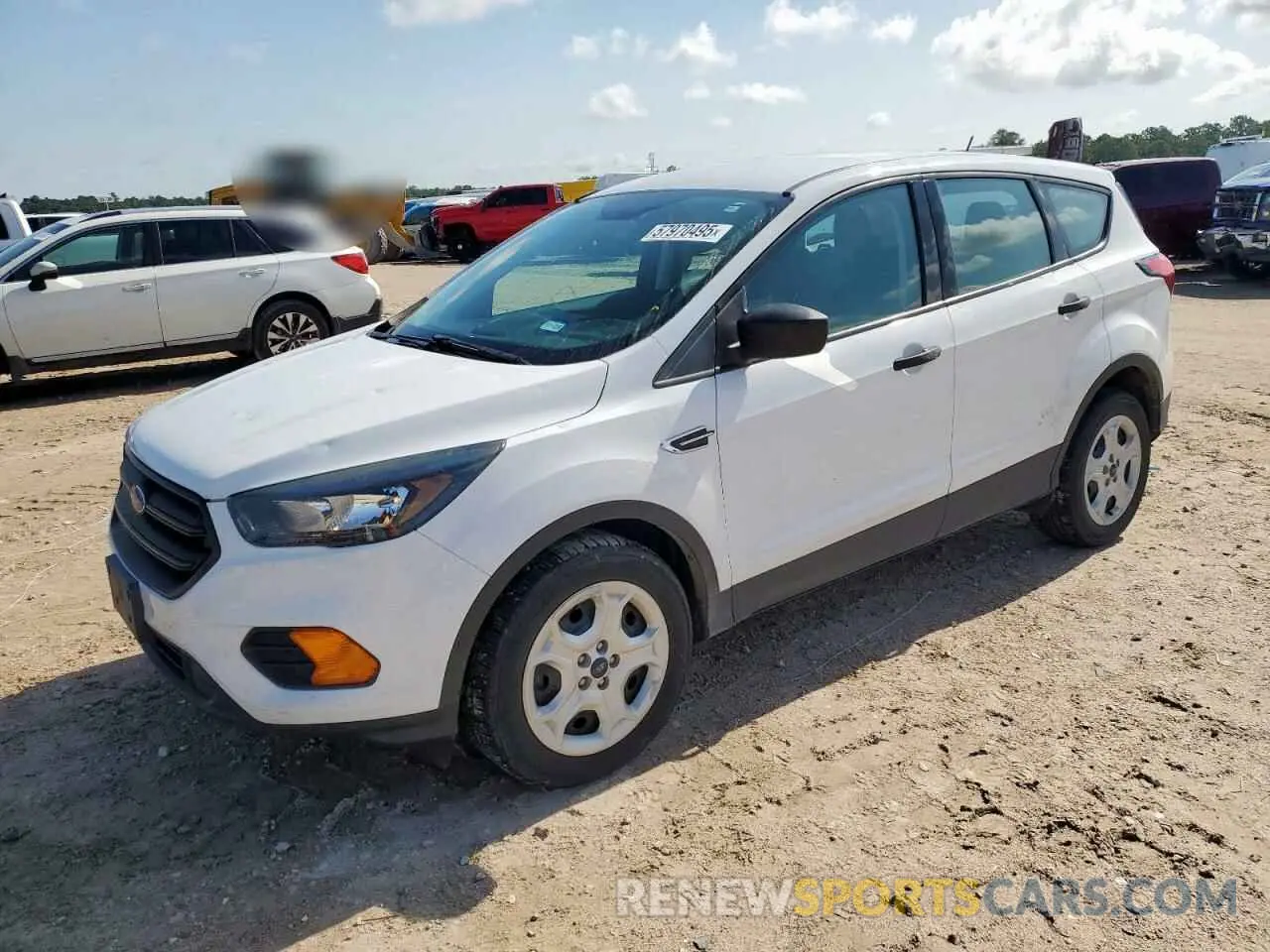 1 Photograph of a damaged car 1FMCU0F7XKUA62549 FORD ESCAPE 2019