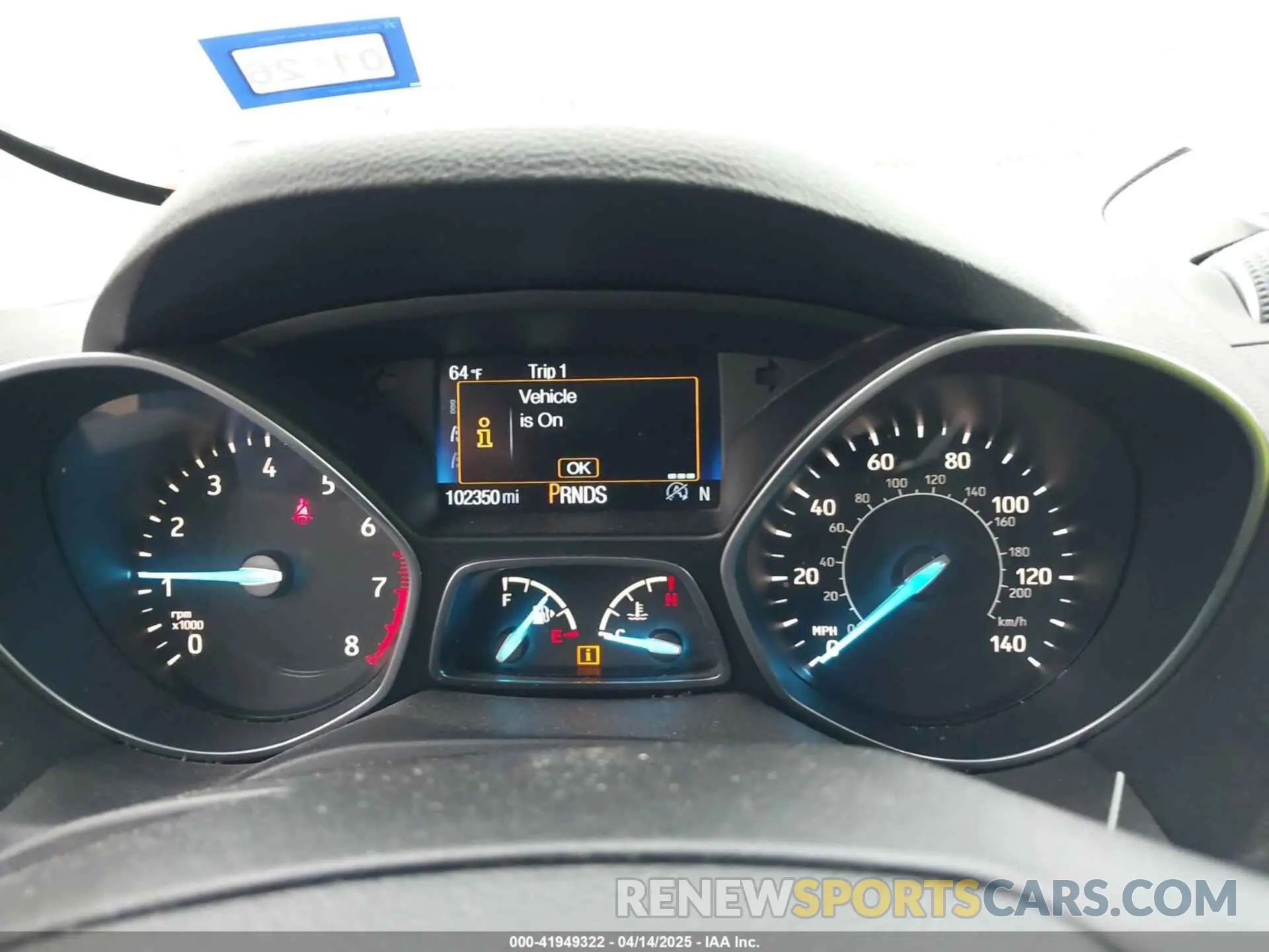 7 Photograph of a damaged car 1FMCU0GD1KUA53503 FORD ESCAPE 2019