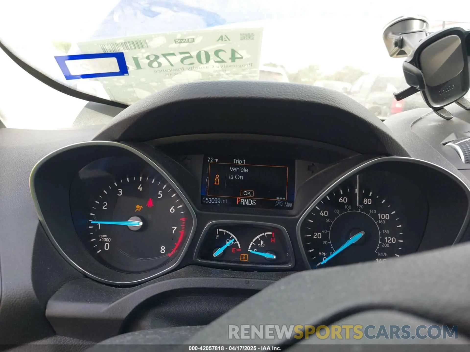 7 Photograph of a damaged car 1FMCU0GD2KUB49611 FORD ESCAPE 2019