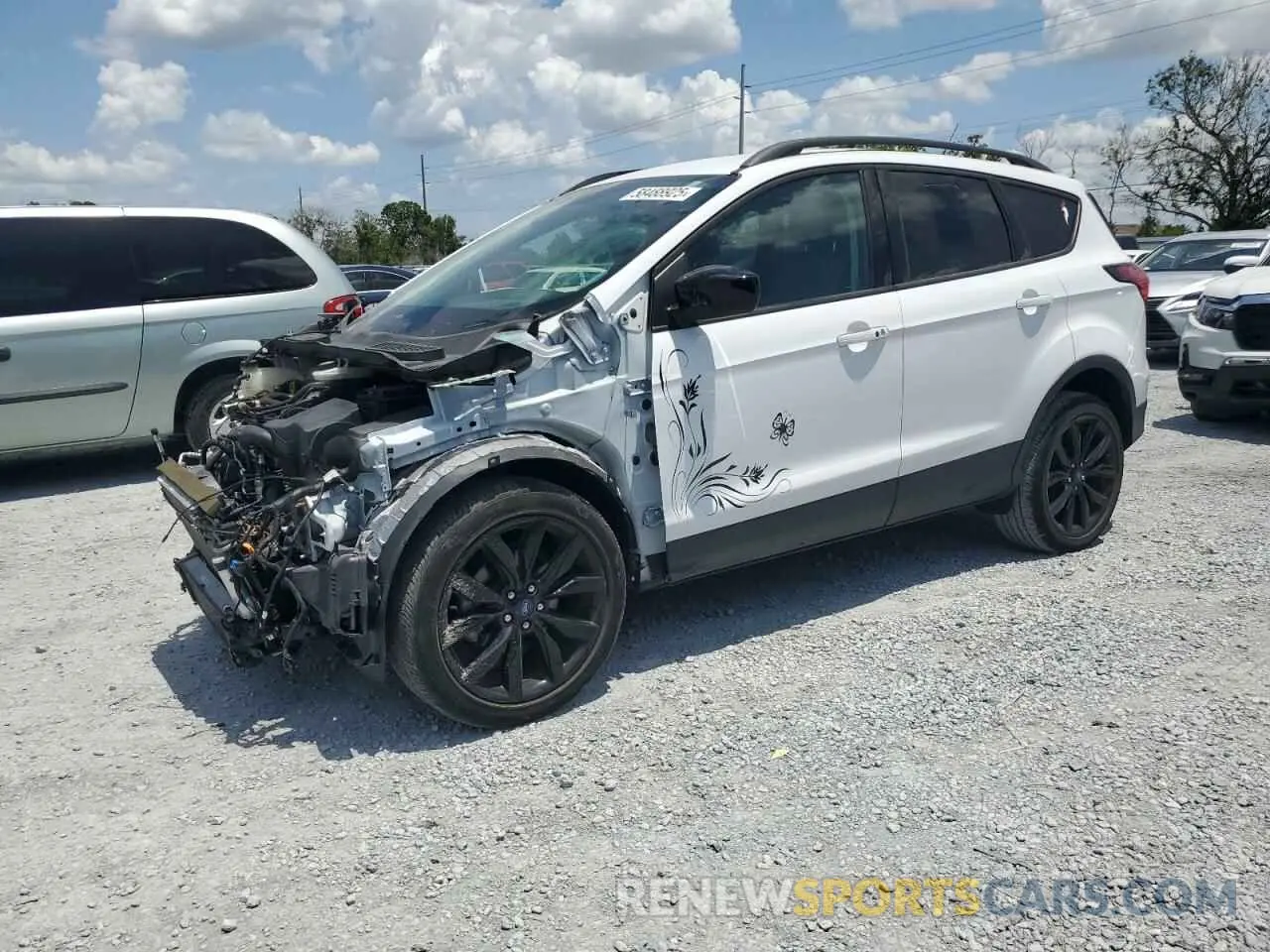 1 Photograph of a damaged car 1FMCU0GD3KUB08906 FORD ESCAPE 2019