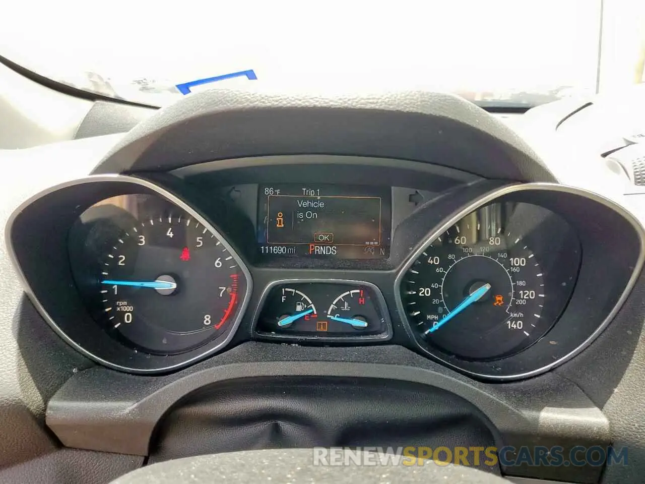 9 Photograph of a damaged car 1FMCU0GD7KUA26838 FORD ESCAPE 2019