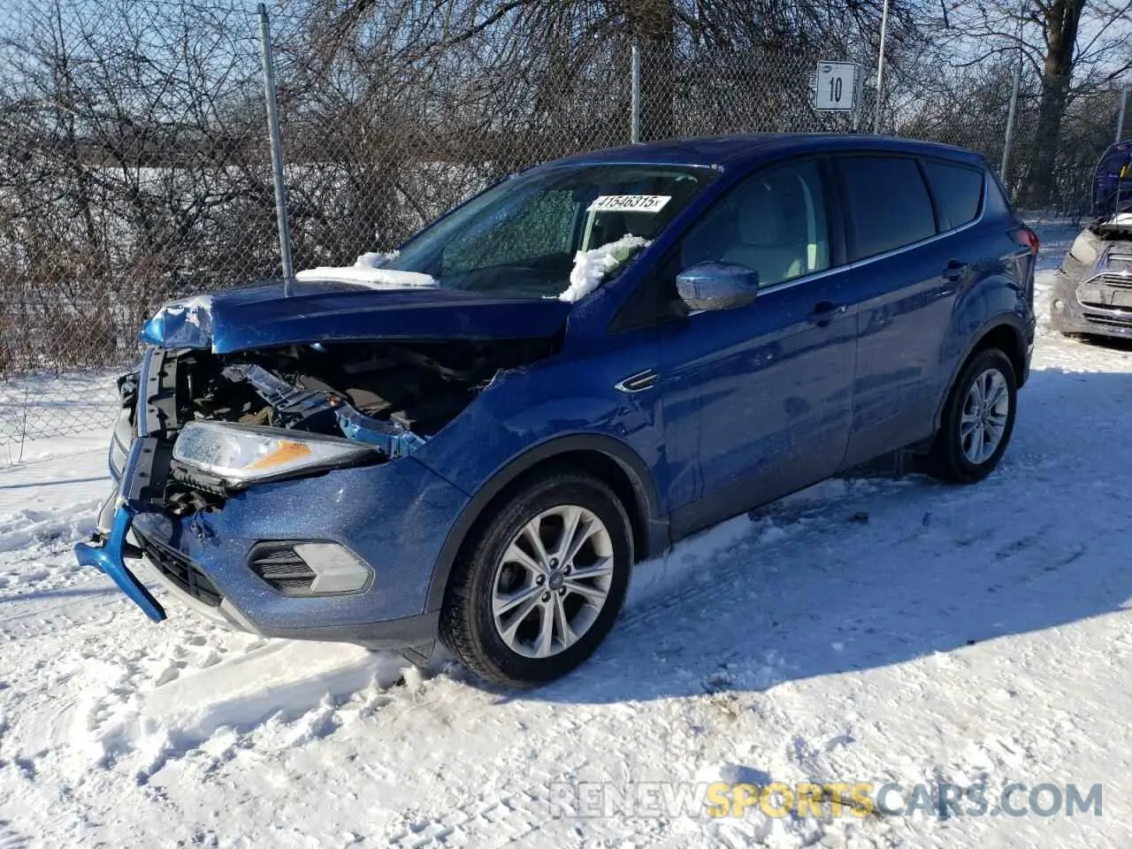 1 Photograph of a damaged car 1FMCU0GD7KUA72525 FORD ESCAPE 2019