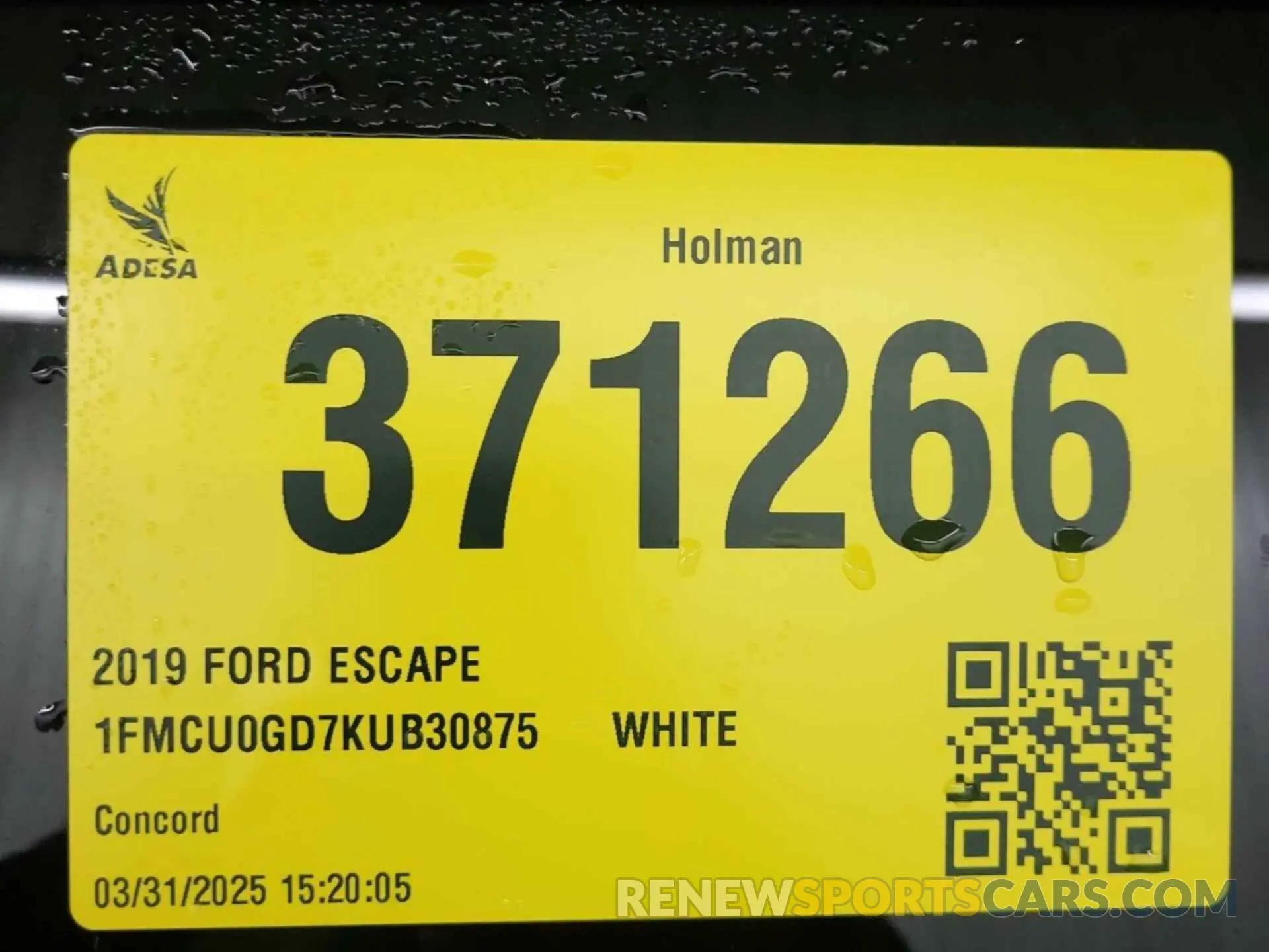 33 Photograph of a damaged car 1FMCU0GD7KUB30875 FORD ESCAPE 2019