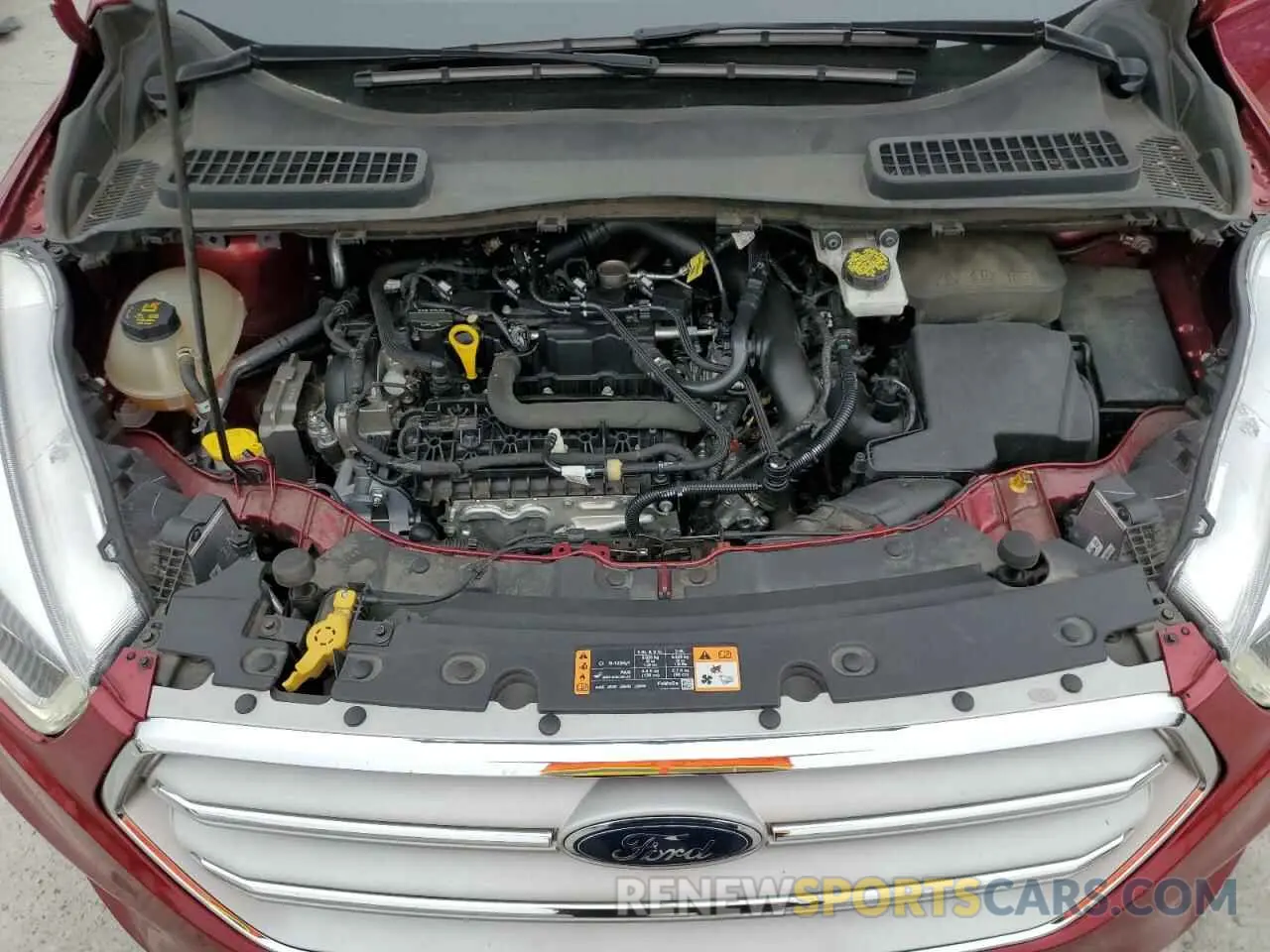 13 Photograph of a damaged car 1FMCU0HD0KUA20152 FORD ESCAPE 2019