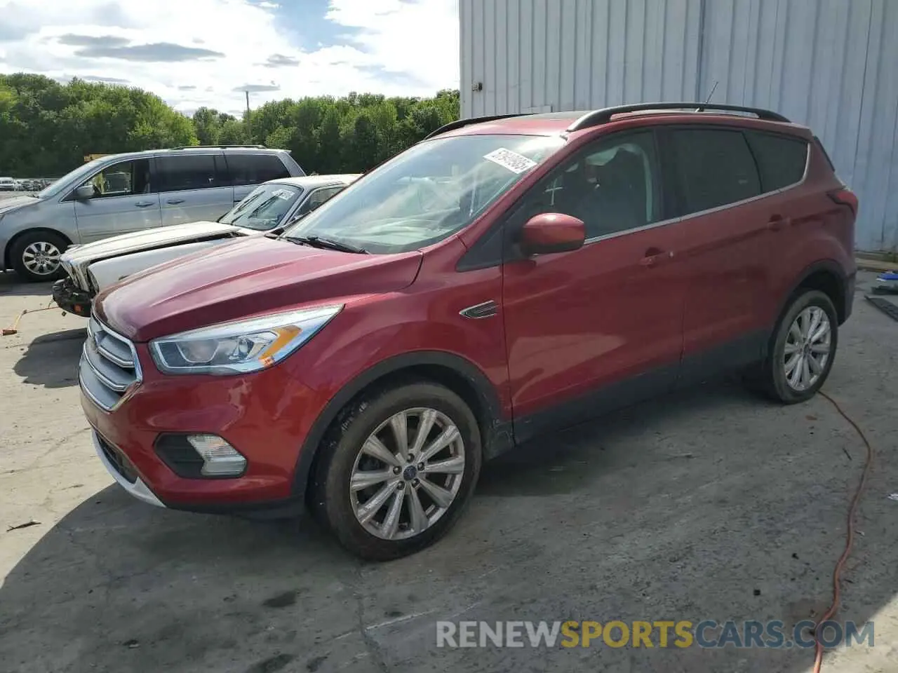 1 Photograph of a damaged car 1FMCU0HD3KUC44645 FORD ESCAPE 2019