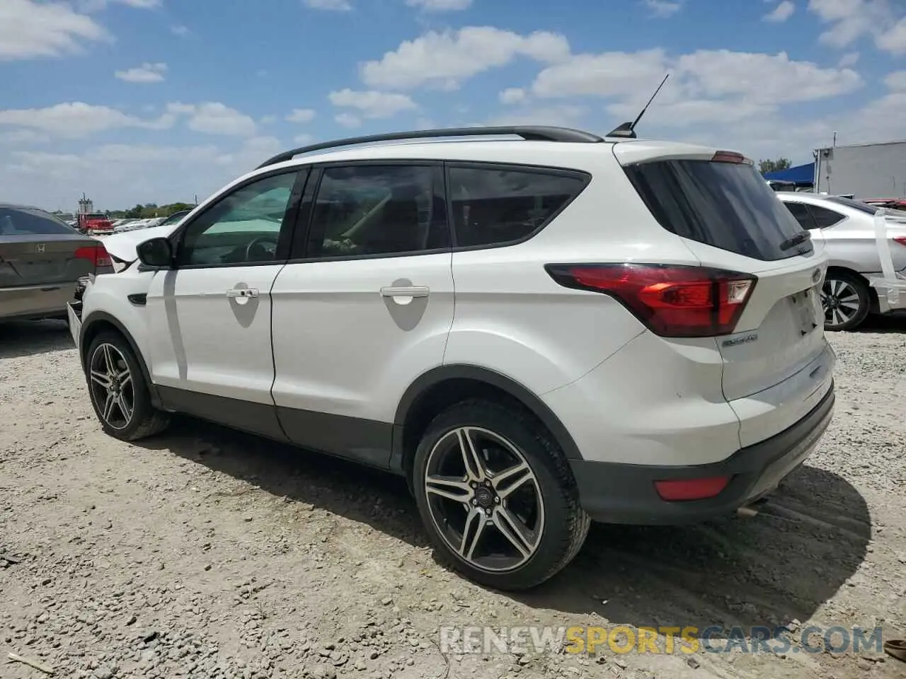 2 Photograph of a damaged car 1FMCU0HD4KUB47471 FORD ESCAPE 2019