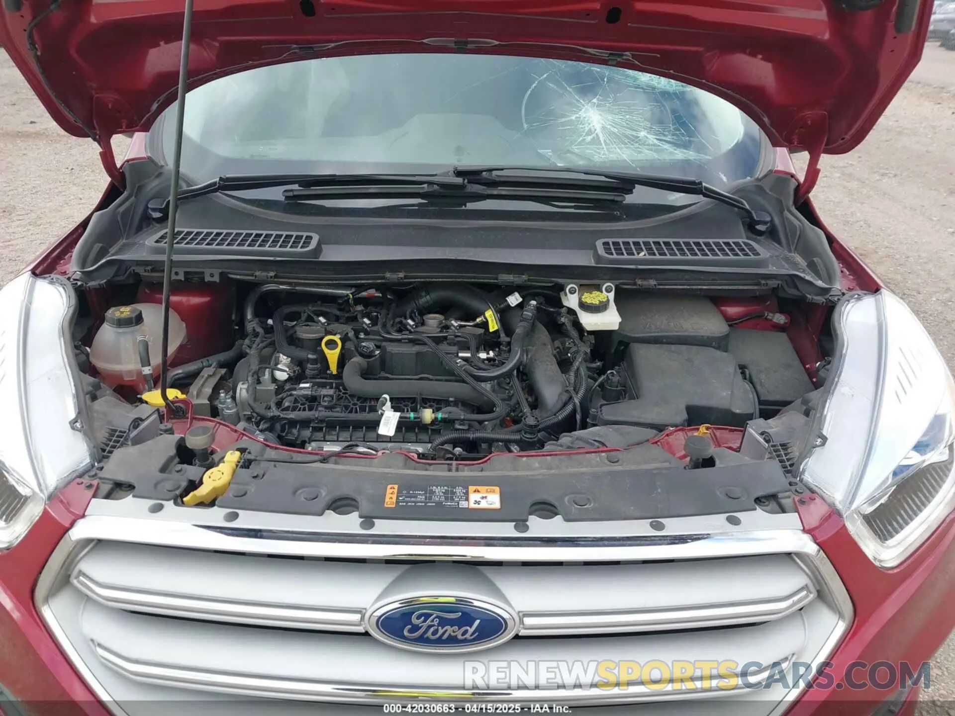 10 Photograph of a damaged car 1FMCU0HD7KUB50333 FORD ESCAPE 2019