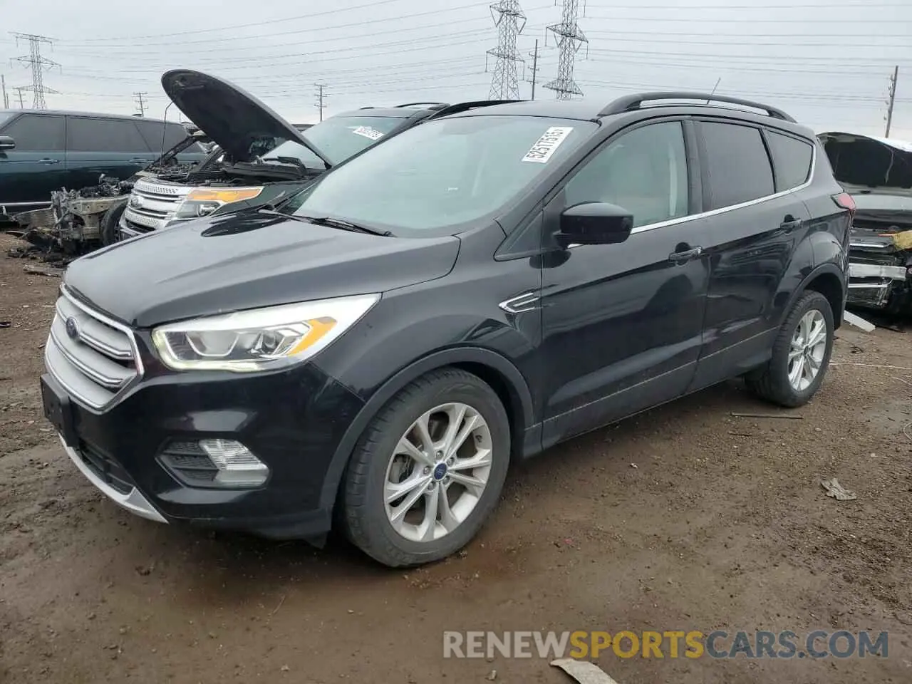 1 Photograph of a damaged car 1FMCU0HD8KUC30966 FORD ESCAPE 2019