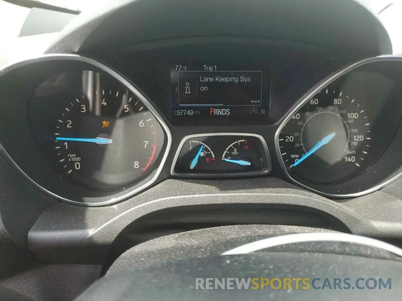 9 Photograph of a damaged car 1FMCU0J90KUA31920 FORD ESCAPE 2019