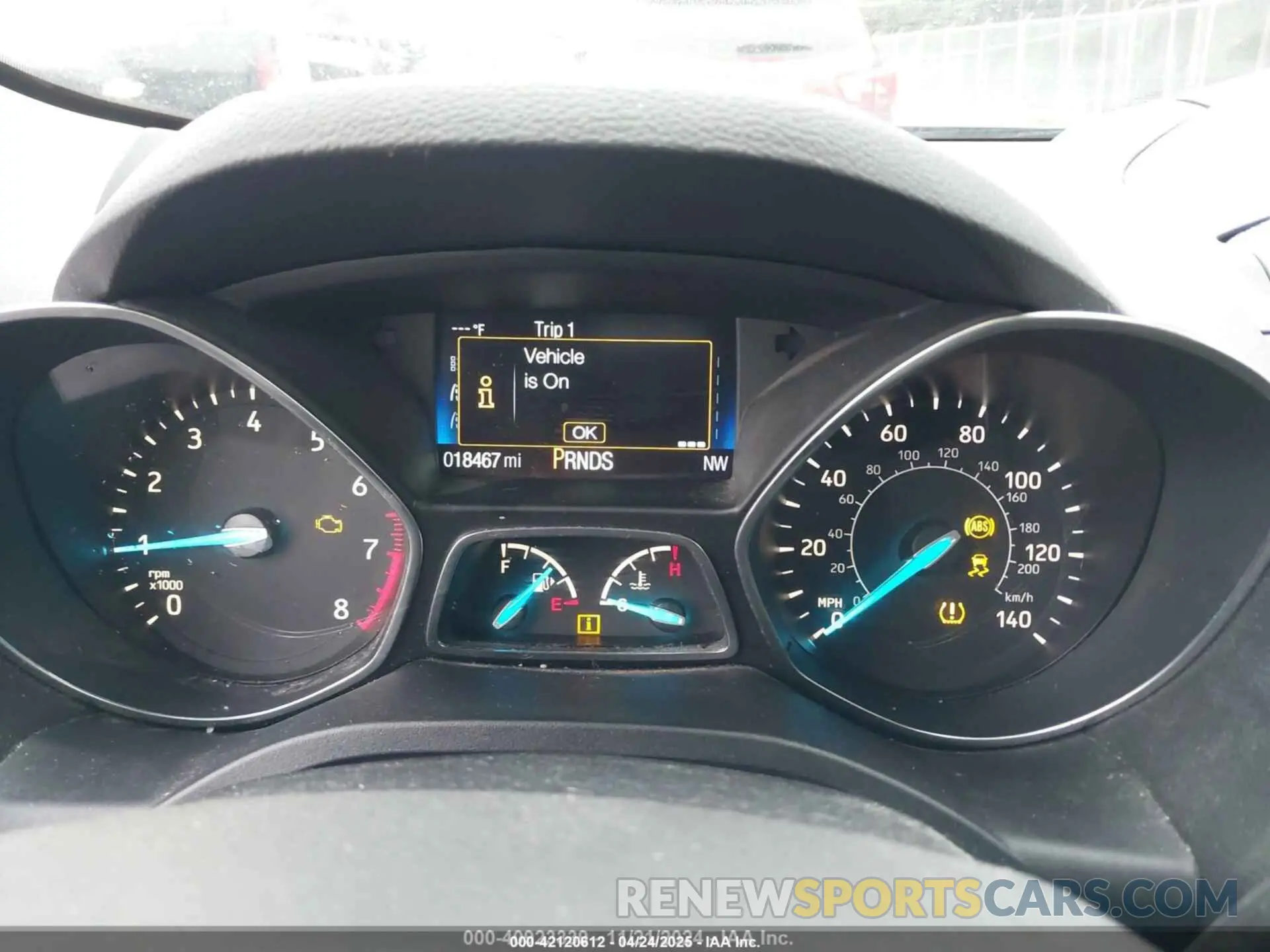 7 Photograph of a damaged car 1FMCU0J90KUC54829 FORD ESCAPE 2019