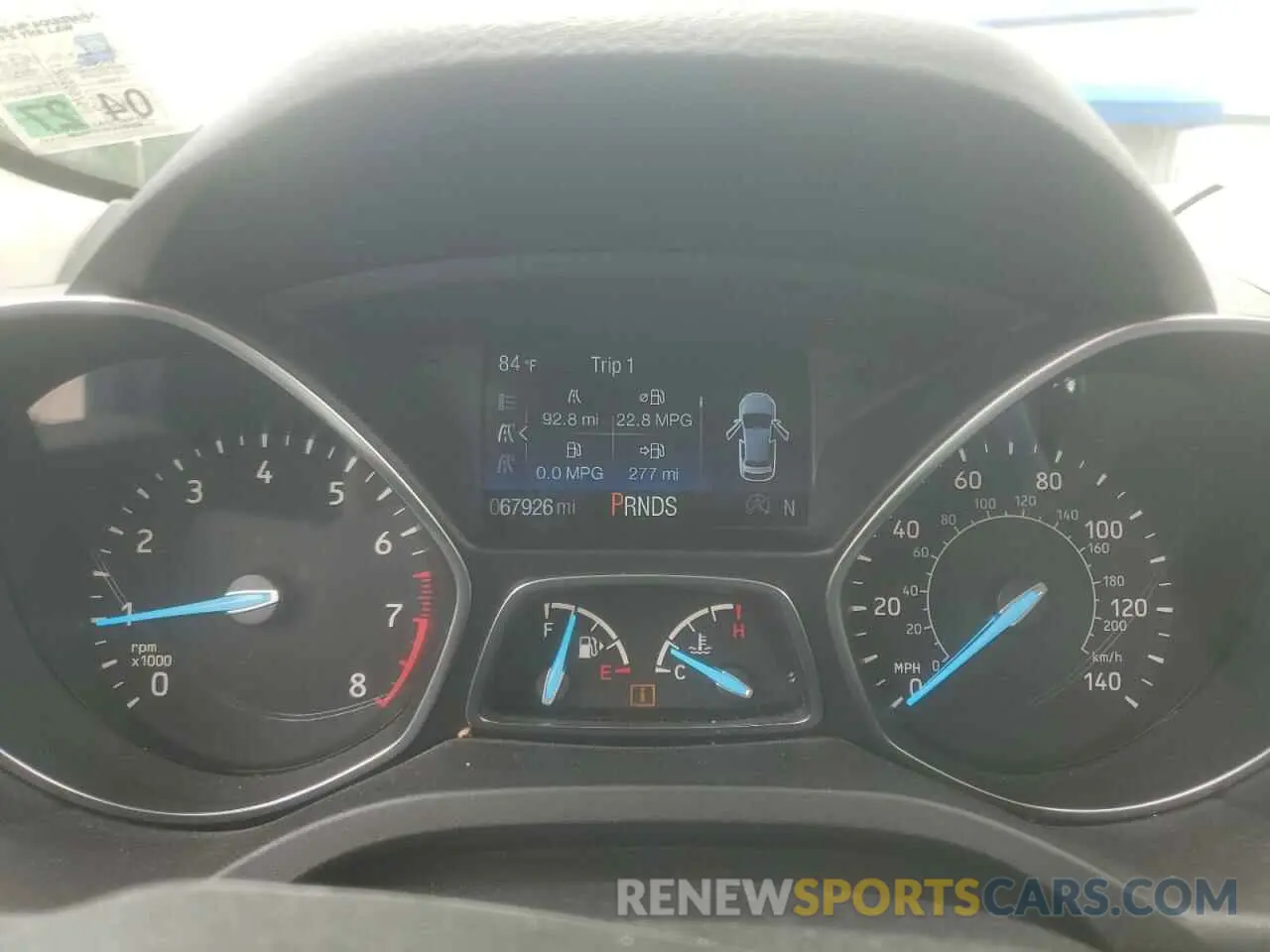 9 Photograph of a damaged car 1FMCU0J94KUC02894 FORD ESCAPE 2019