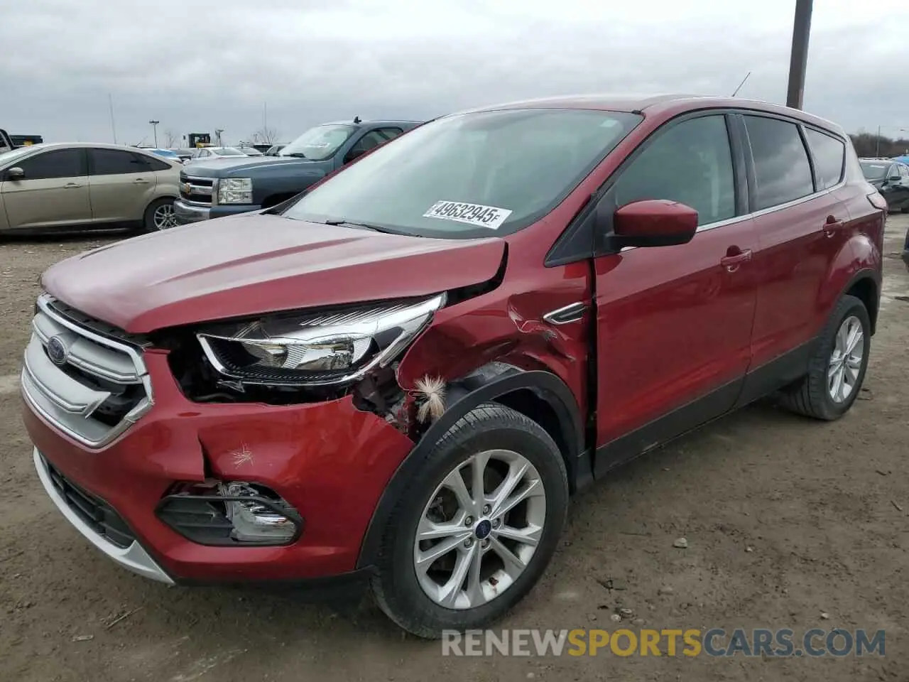 1 Photograph of a damaged car 1FMCU9G9XKUB66172 FORD ESCAPE 2019