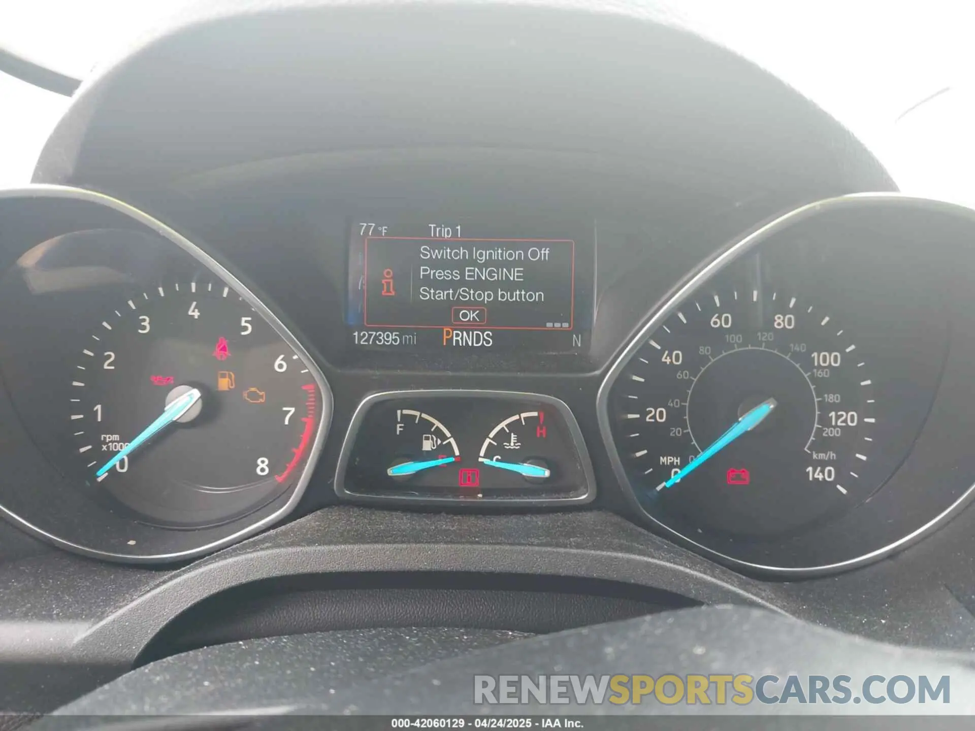7 Photograph of a damaged car 1FMCU9GD1KUA64828 FORD ESCAPE 2019