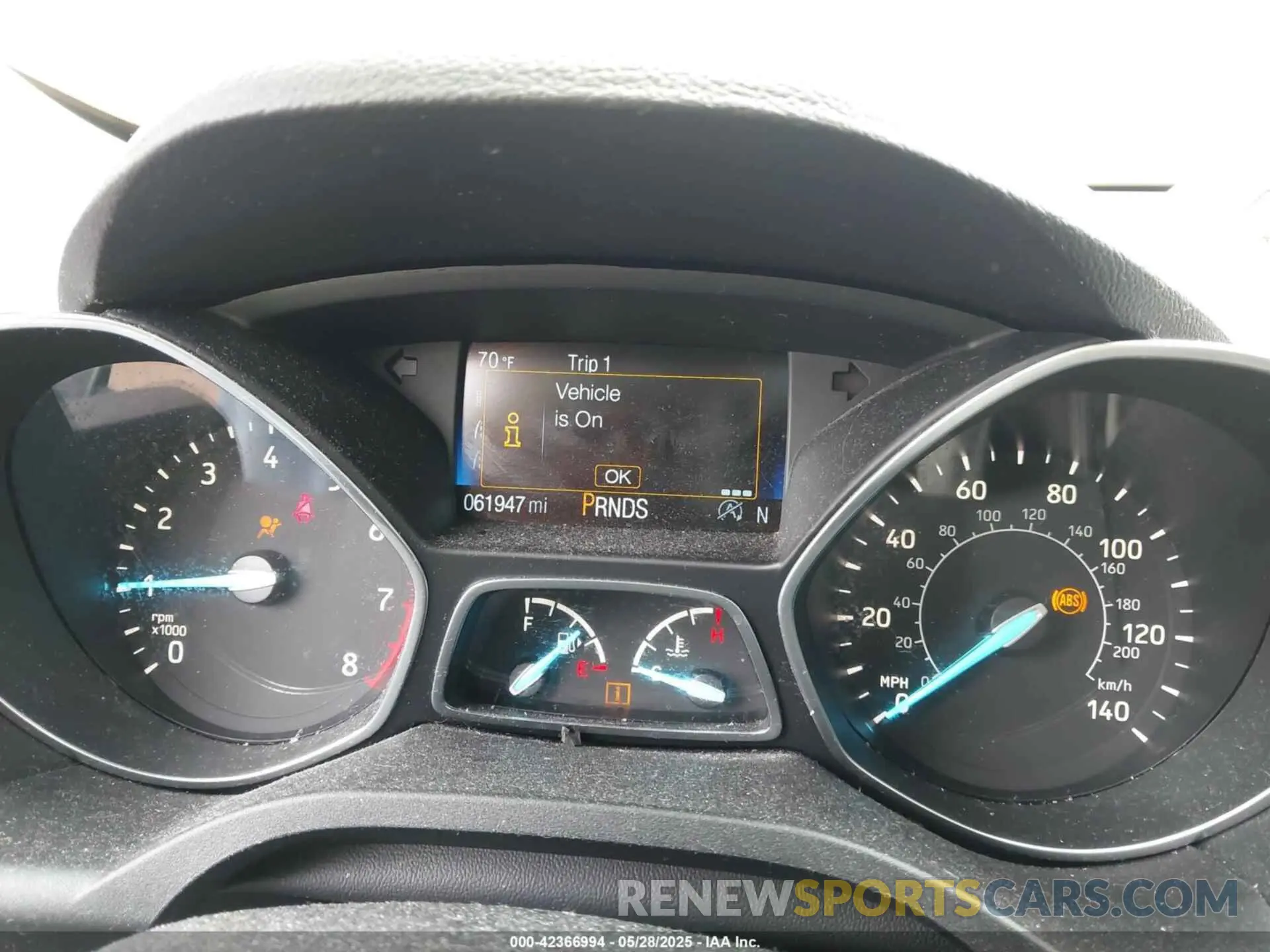 7 Photograph of a damaged car 1FMCU9GD1KUB06835 FORD ESCAPE 2019