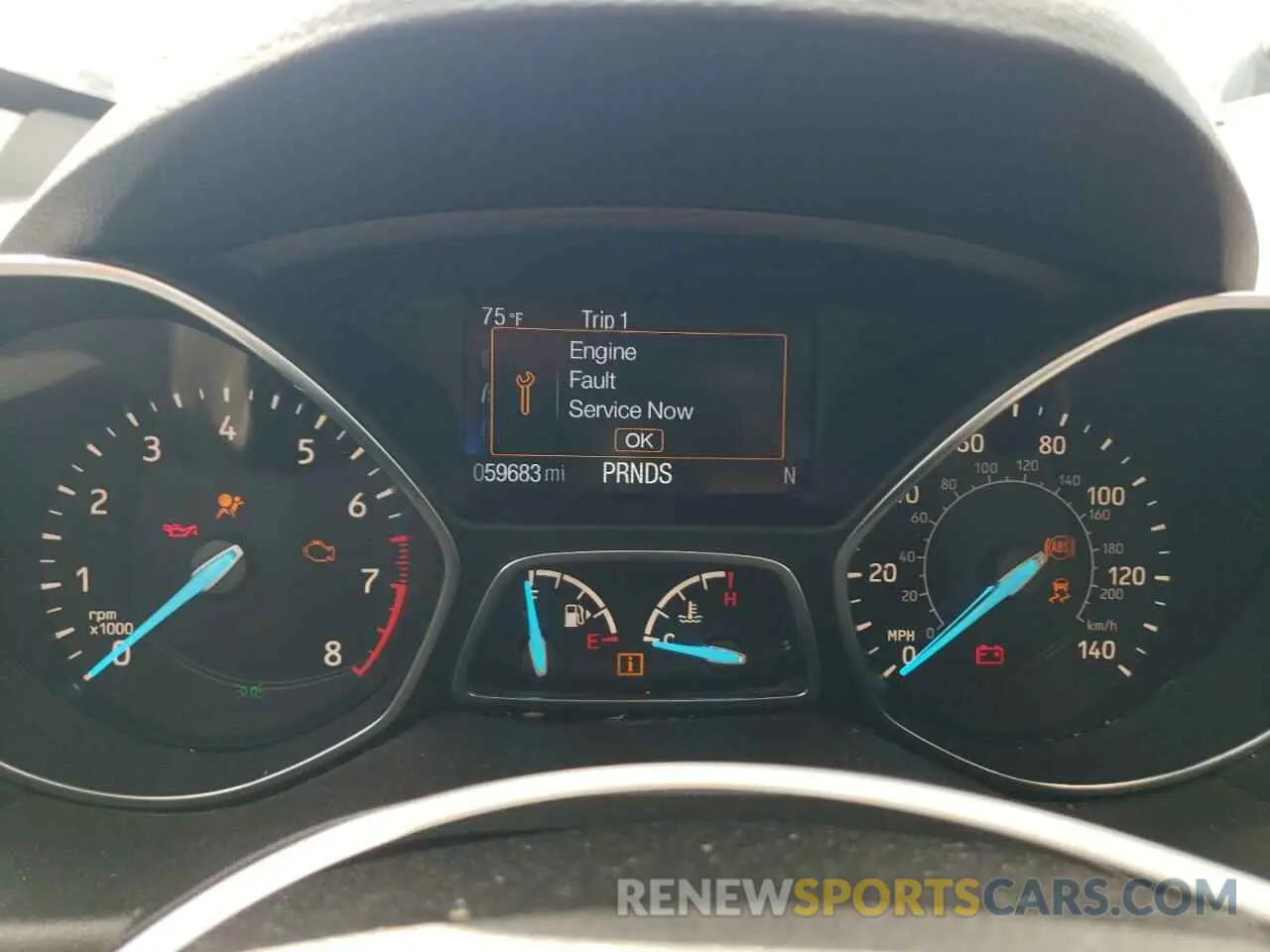 9 Photograph of a damaged car 1FMCU9GD2KUA54065 FORD ESCAPE 2019