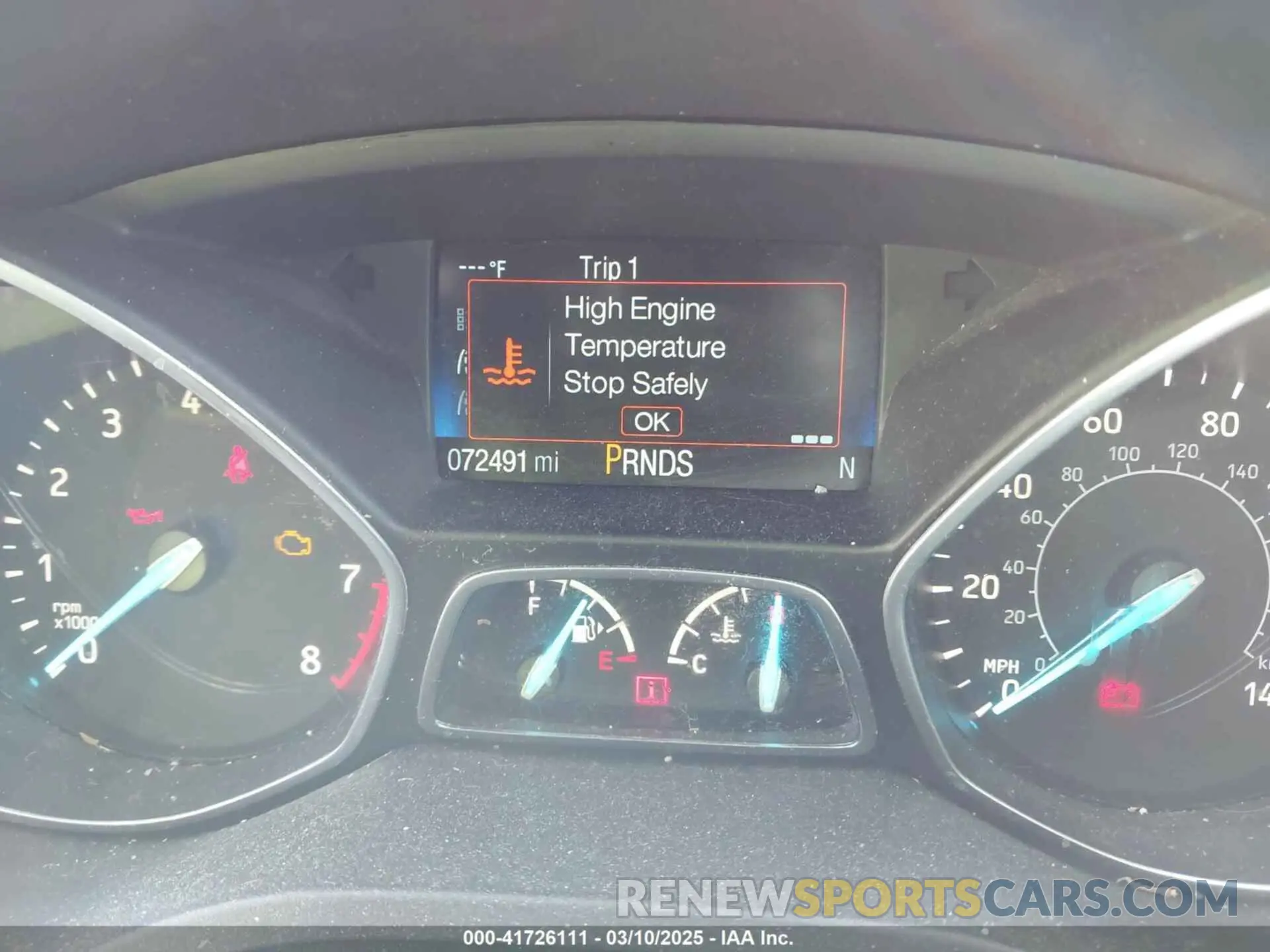 7 Photograph of a damaged car 1FMCU9GD3KUA72879 FORD ESCAPE 2019