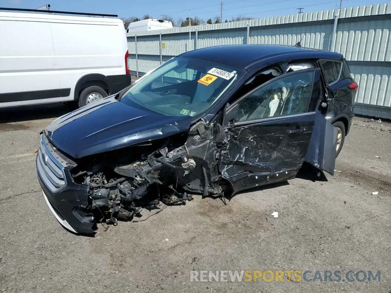 1 Photograph of a damaged car 1FMCU9GD3KUB44504 FORD ESCAPE 2019