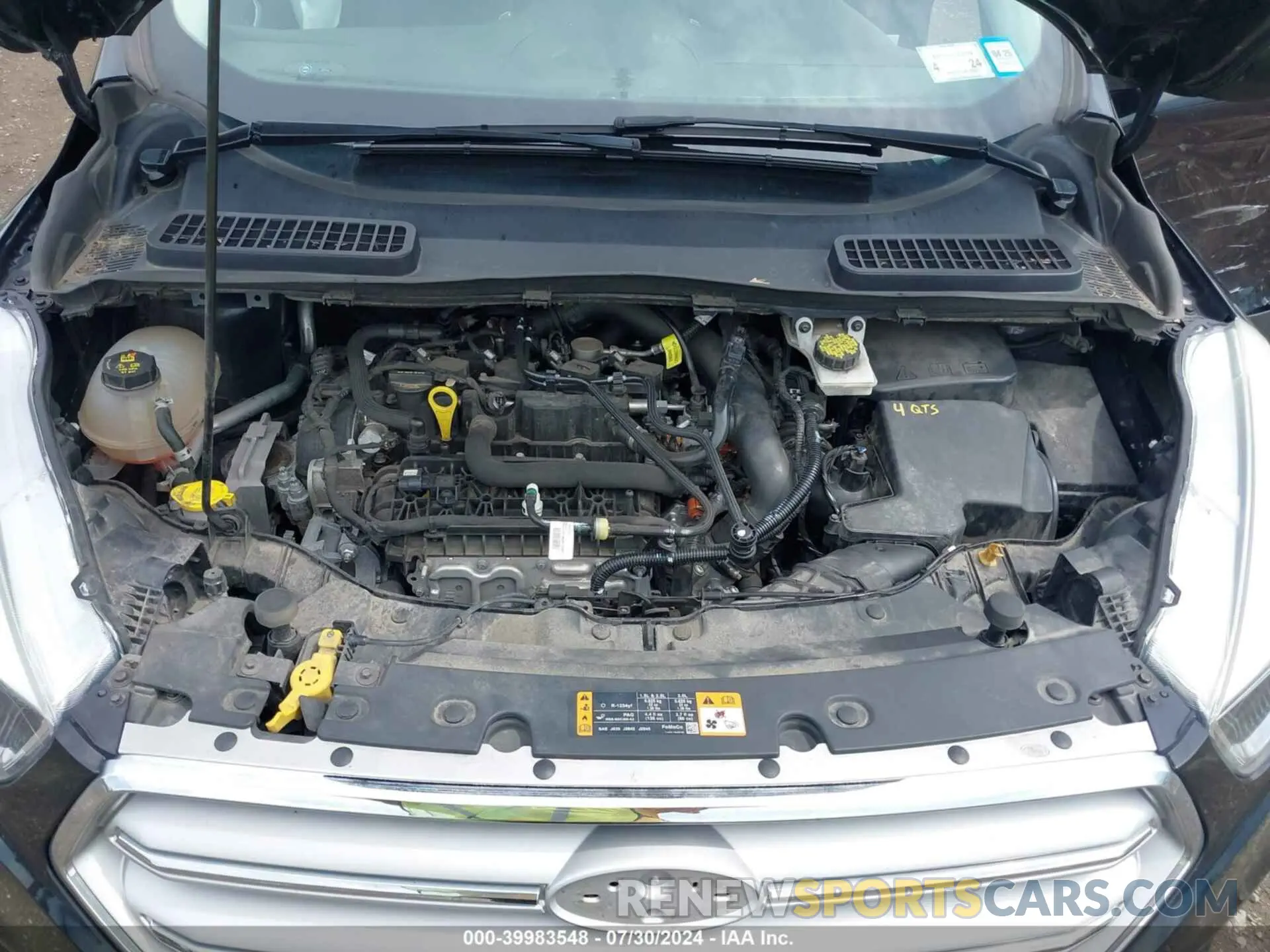 10 Photograph of a damaged car 1FMCU9GD4KUB22821 FORD ESCAPE 2019