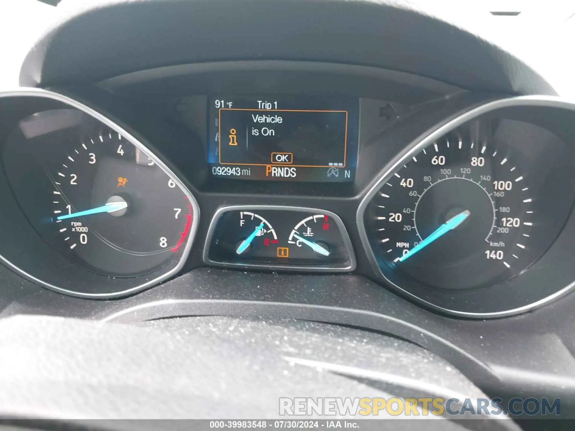 7 Photograph of a damaged car 1FMCU9GD4KUB22821 FORD ESCAPE 2019
