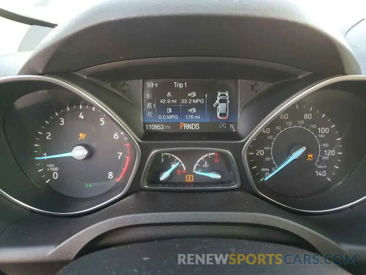 9 Photograph of a damaged car 1FMCU9GD5KUB74023 FORD ESCAPE 2019