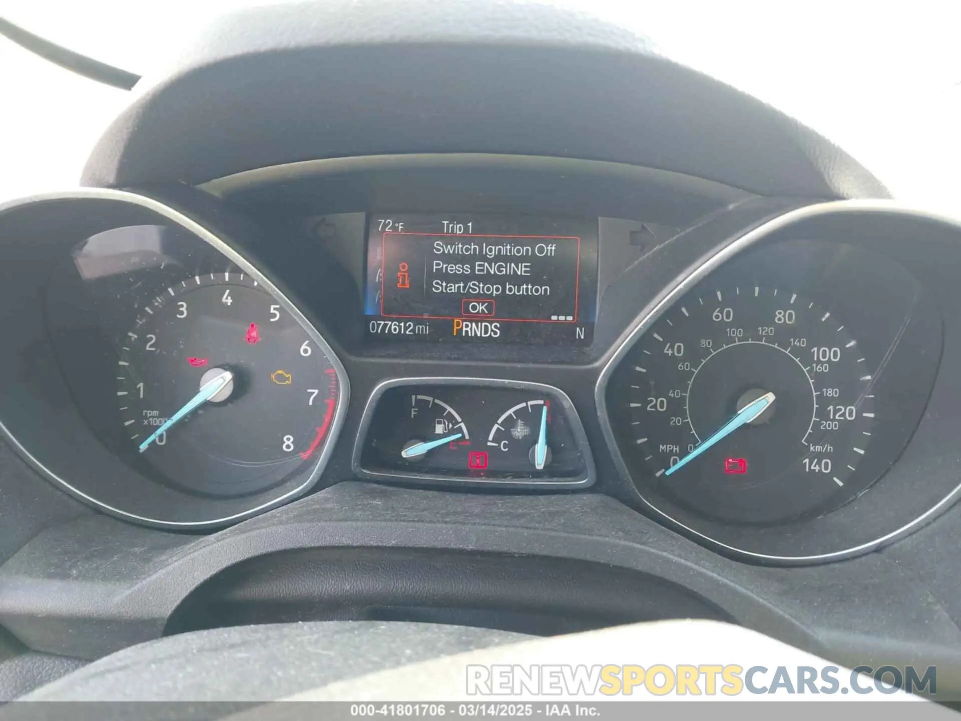7 Photograph of a damaged car 1FMCU9GD7KUB44070 FORD ESCAPE 2019