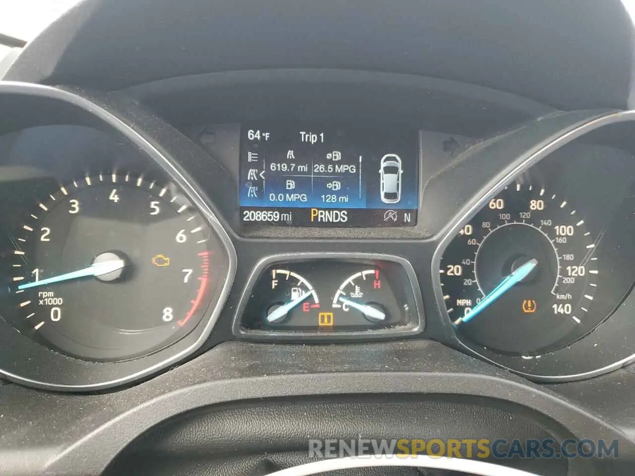 9 Photograph of a damaged car 1FMCU9GD7KUB48796 FORD ESCAPE 2019