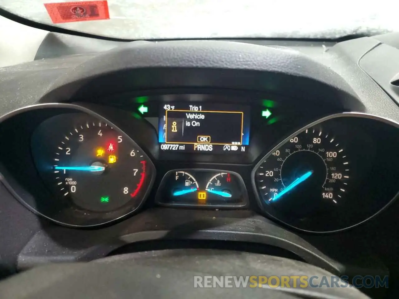 9 Photograph of a damaged car 1FMCU9GD8KUA86552 FORD ESCAPE 2019