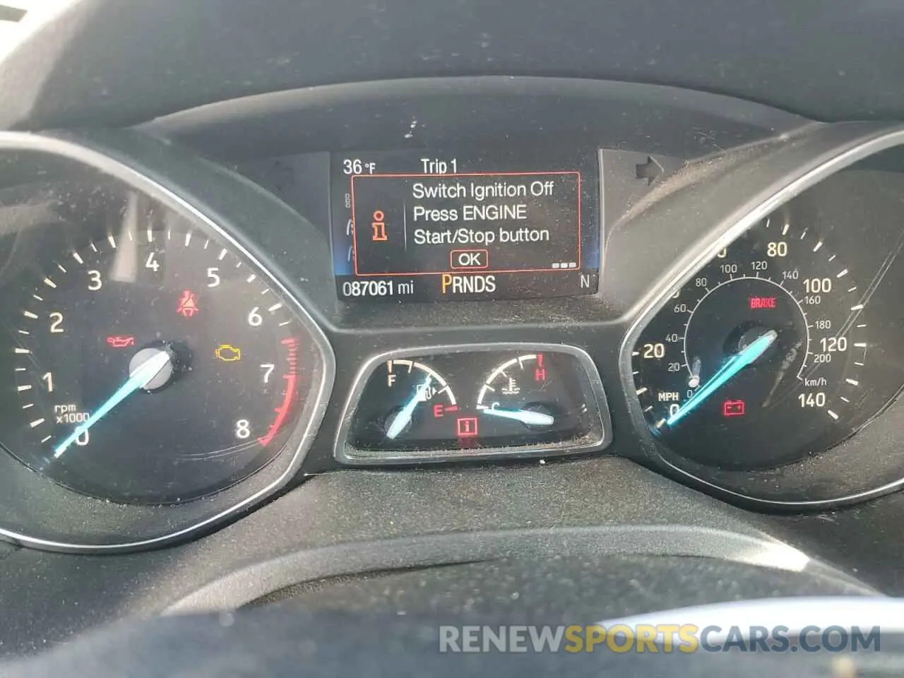9 Photograph of a damaged car 1FMCU9GDXKUB32530 FORD ESCAPE 2019