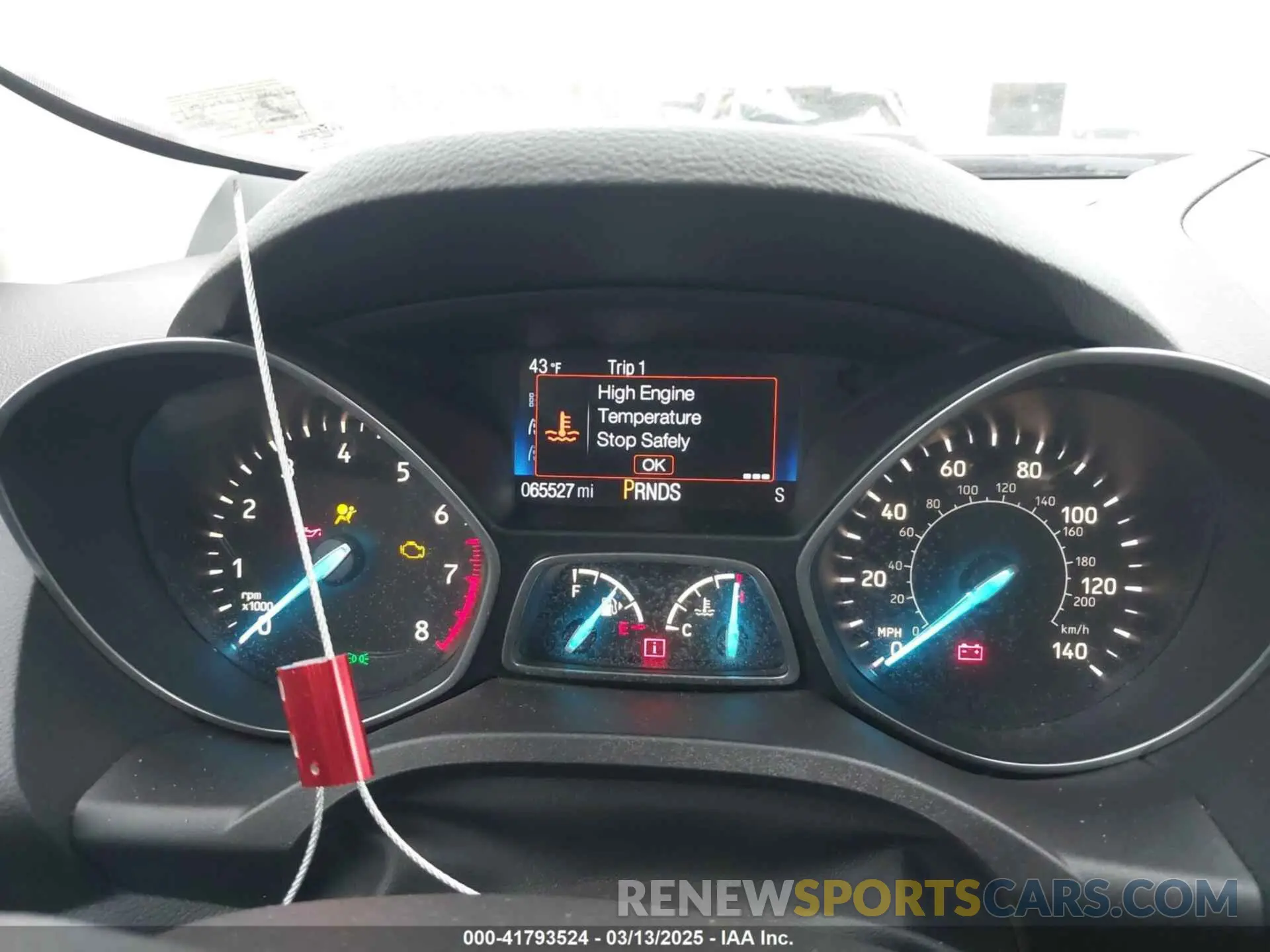 7 Photograph of a damaged car 1FMCU9GDXKUC35625 FORD ESCAPE 2019