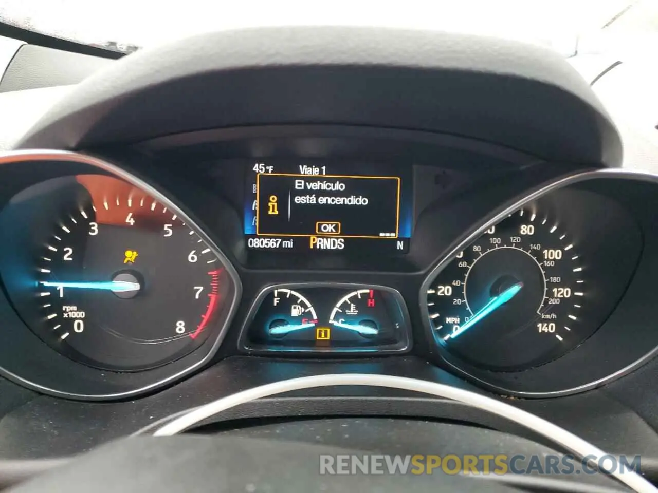 9 Photograph of a damaged car 1FMCU9HD0KUB52929 FORD ESCAPE 2019
