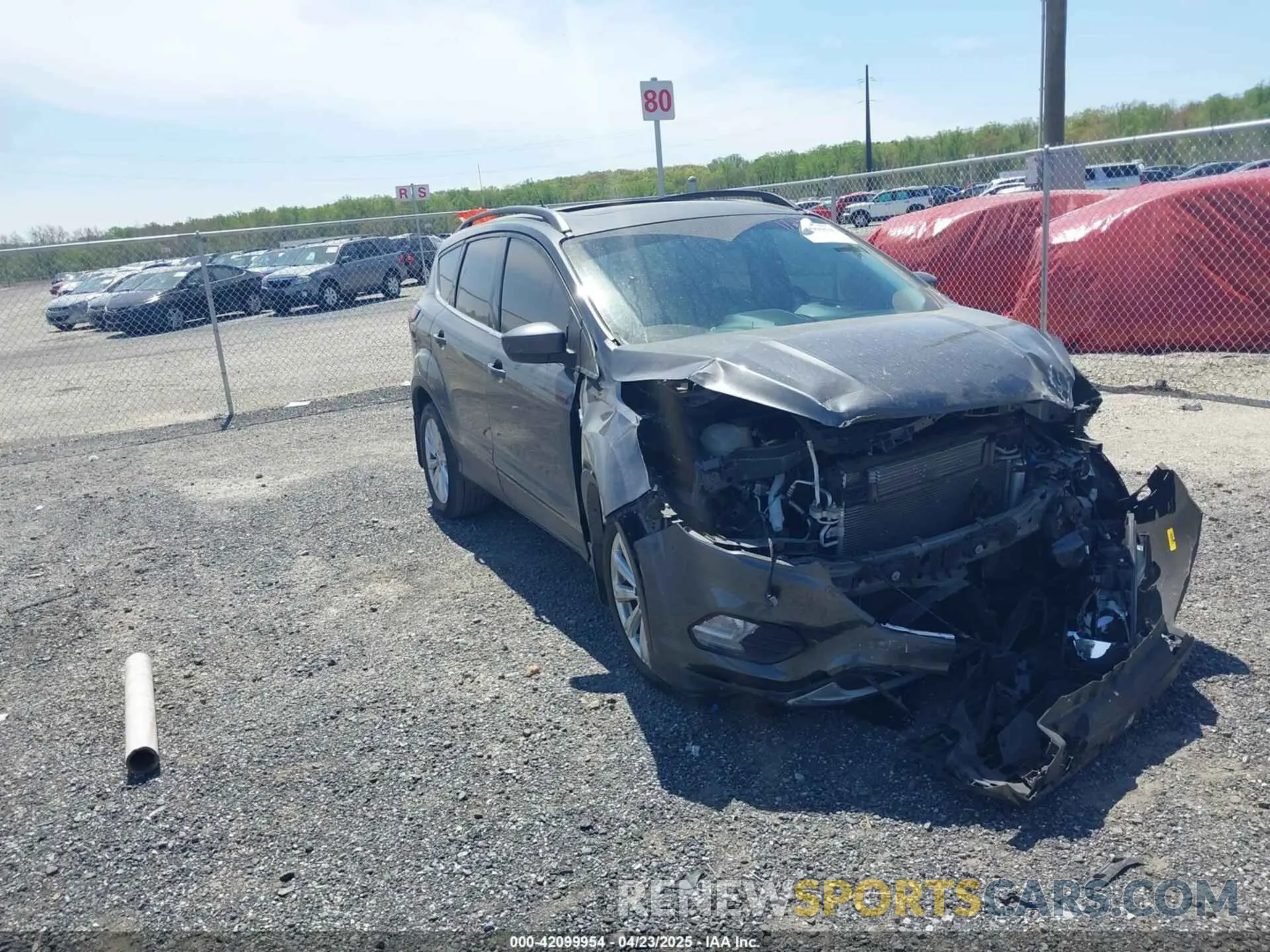 1 Photograph of a damaged car 1FMCU9HD1KUB92811 FORD ESCAPE 2019