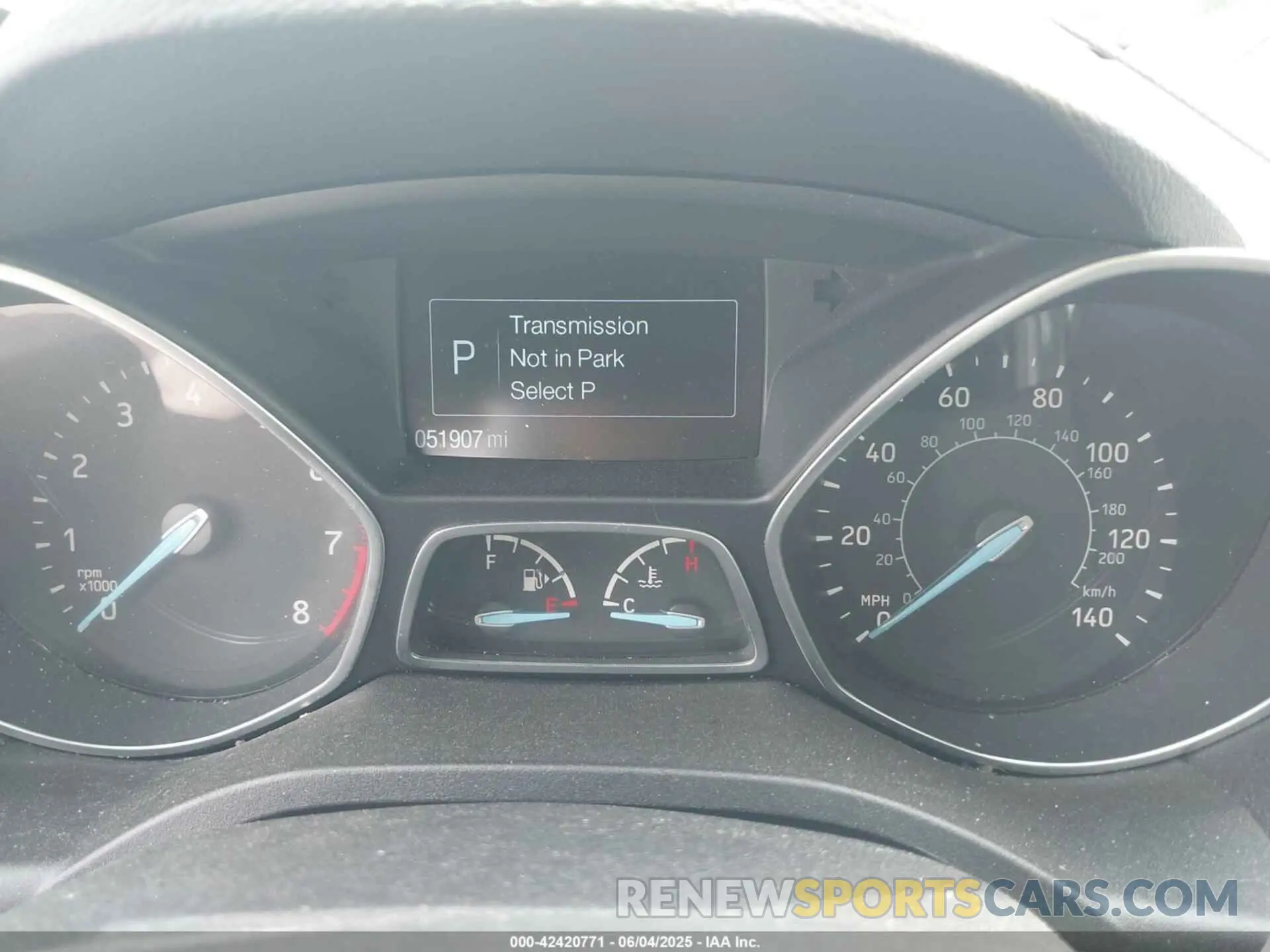 7 Photograph of a damaged car 1FMCU9HD2KUA41511 FORD ESCAPE 2019