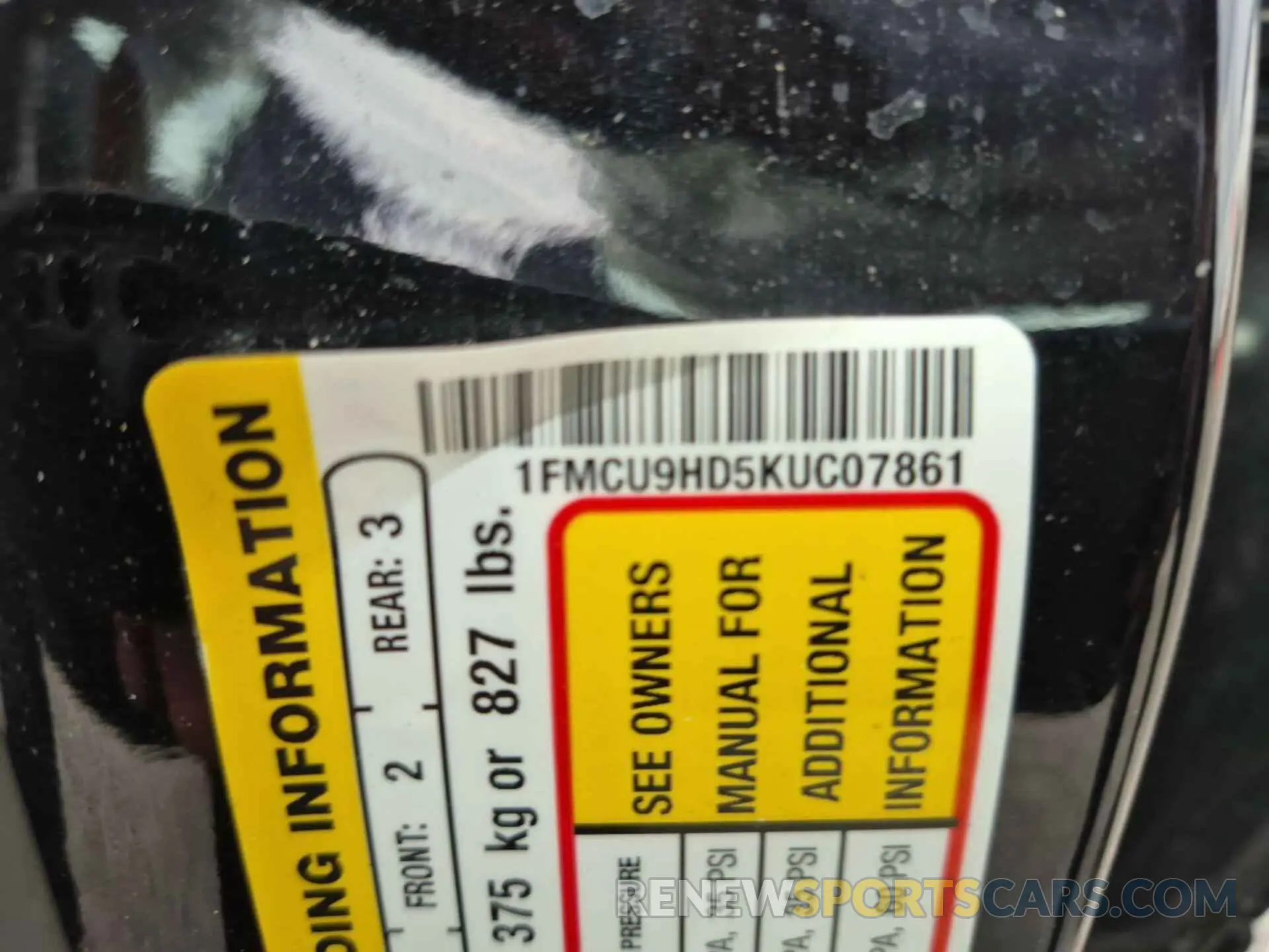 24 Photograph of a damaged car 1FMCU9HD5KUC07861 FORD ESCAPE 2019