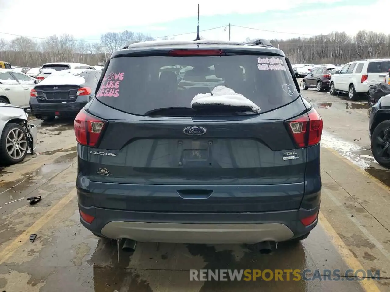 6 Photograph of a damaged car 1FMCU9HD6KUA26039 FORD ESCAPE 2019