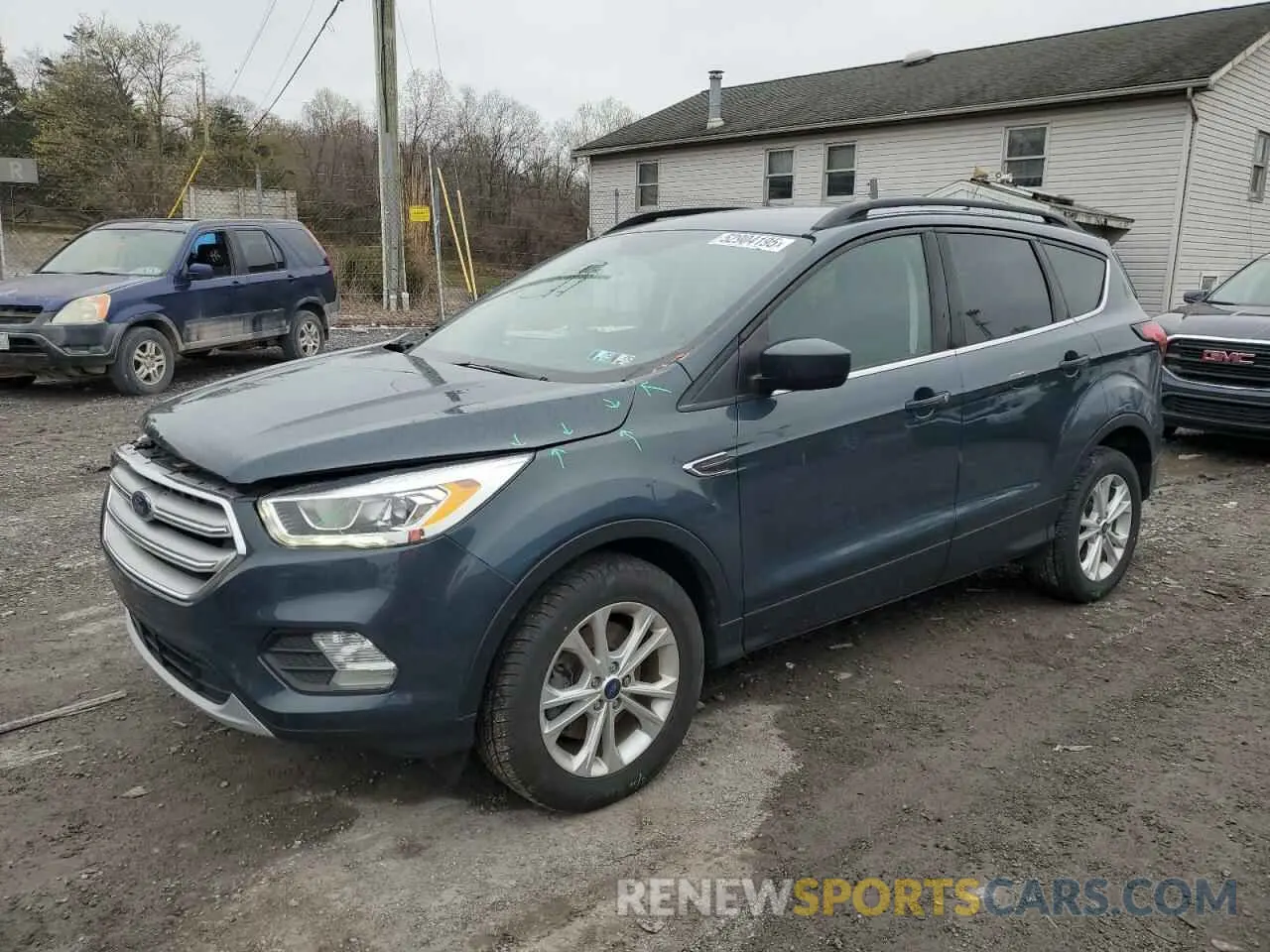 1 Photograph of a damaged car 1FMCU9HD6KUA43956 FORD ESCAPE 2019
