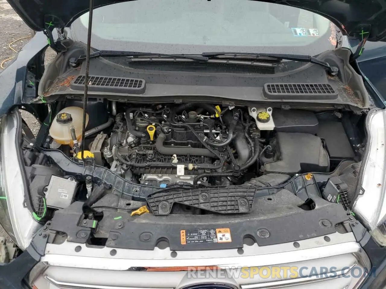 12 Photograph of a damaged car 1FMCU9HD6KUA43956 FORD ESCAPE 2019