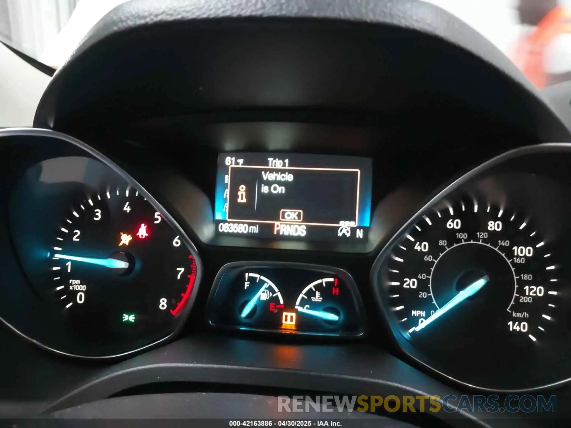 7 Photograph of a damaged car 1FMCU9HD6KUC31120 FORD ESCAPE 2019