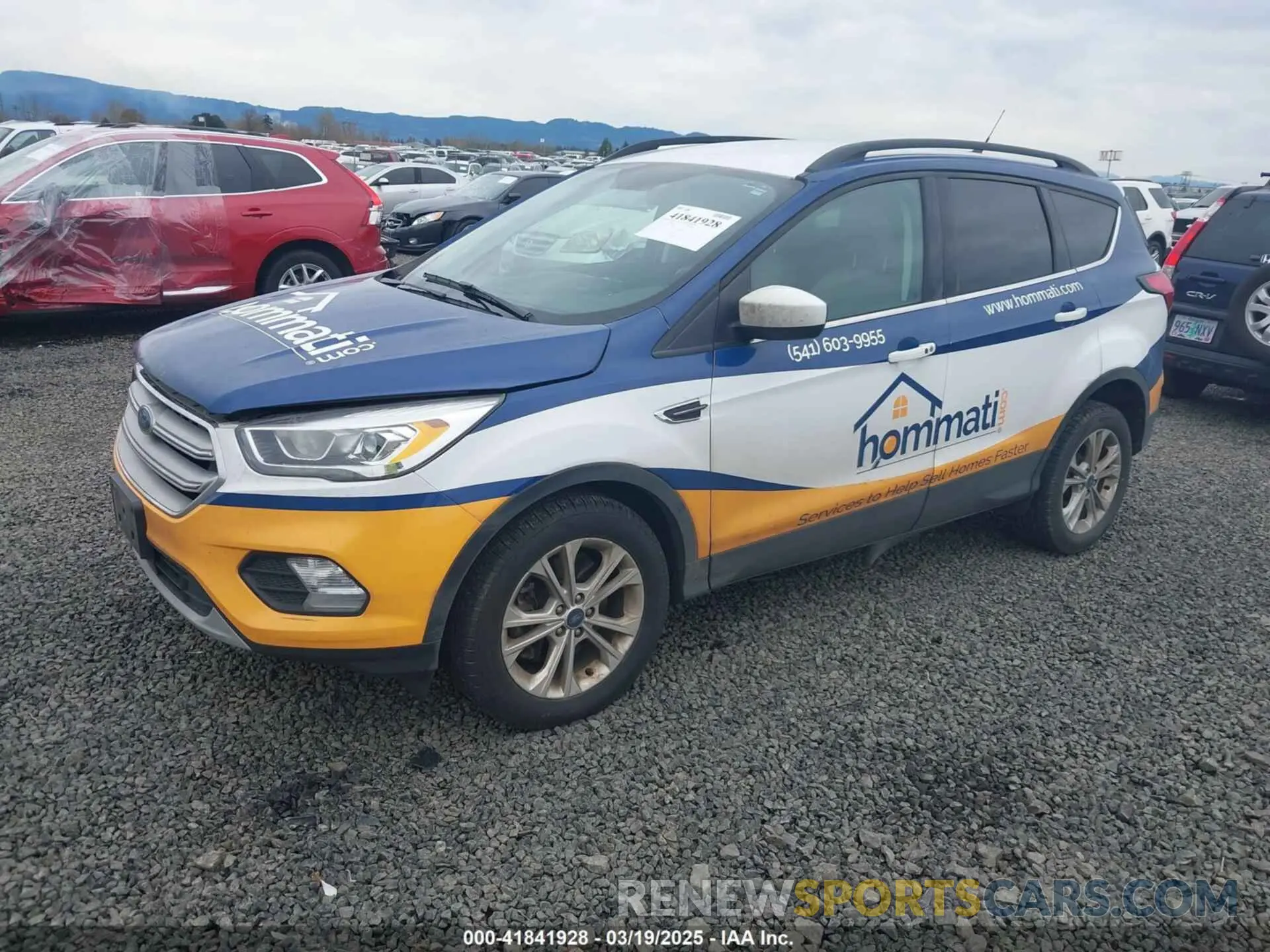 2 Photograph of a damaged car 1FMCU9HD7KUC30199 FORD ESCAPE 2019
