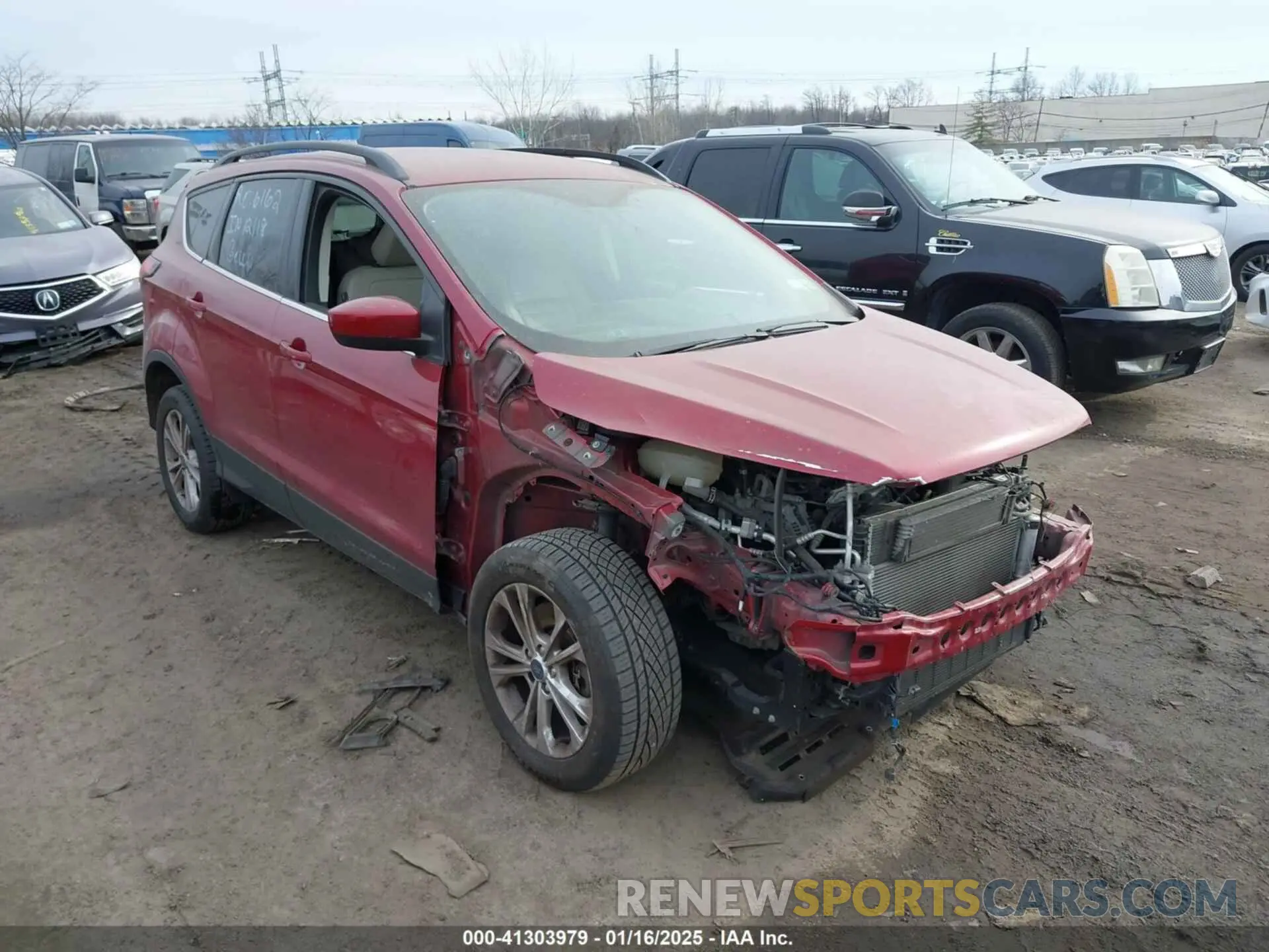 1 Photograph of a damaged car 1FMCU9HD8KUA09033 FORD ESCAPE 2019