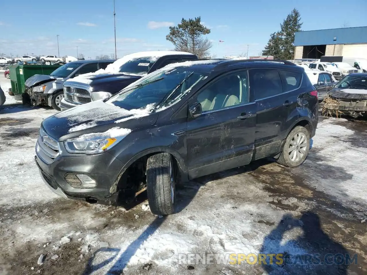 1 Photograph of a damaged car 1FMCU9HD8KUB85502 FORD ESCAPE 2019
