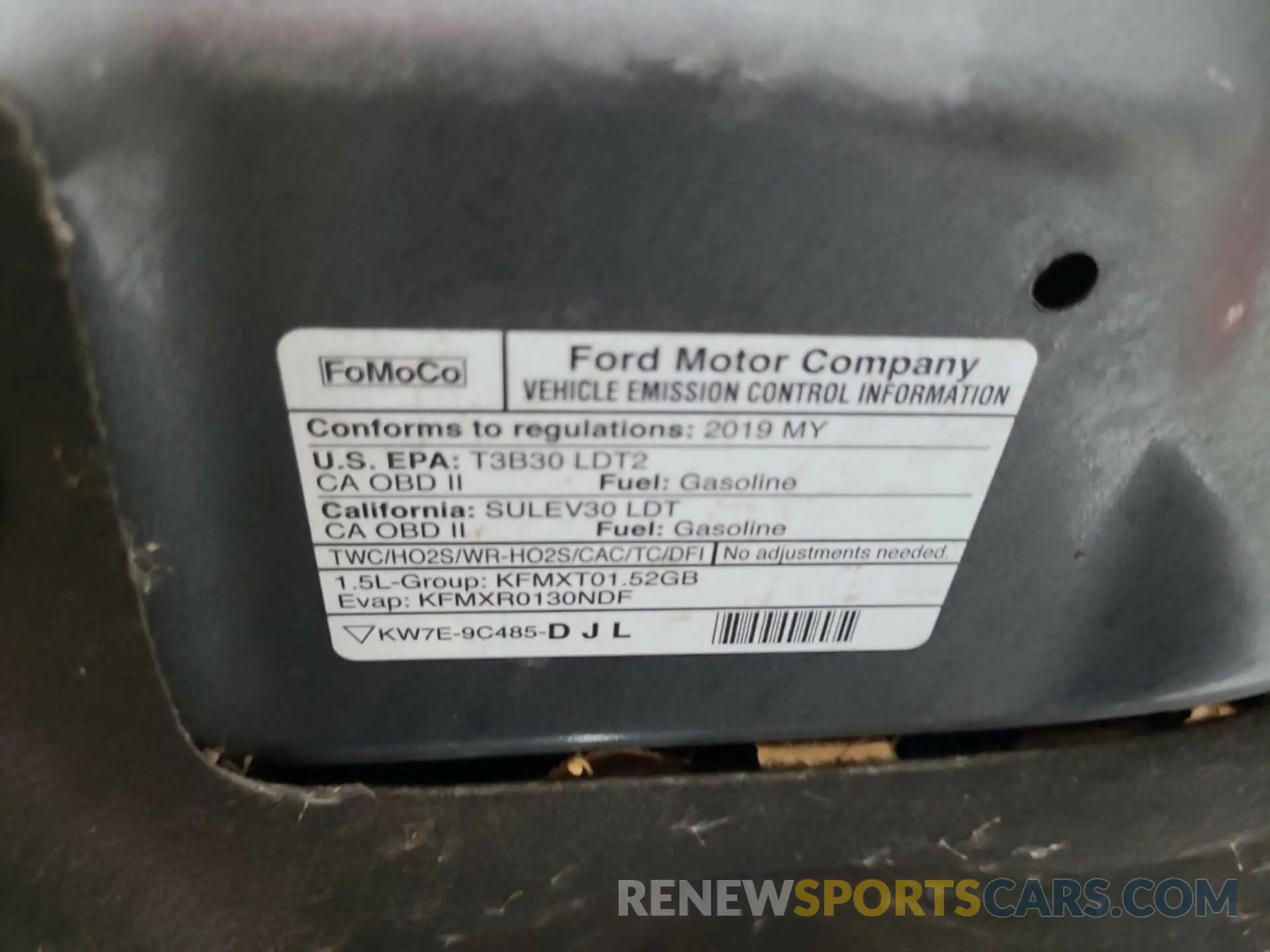 25 Photograph of a damaged car 1FMCU9HD9KUA65692 FORD ESCAPE 2019