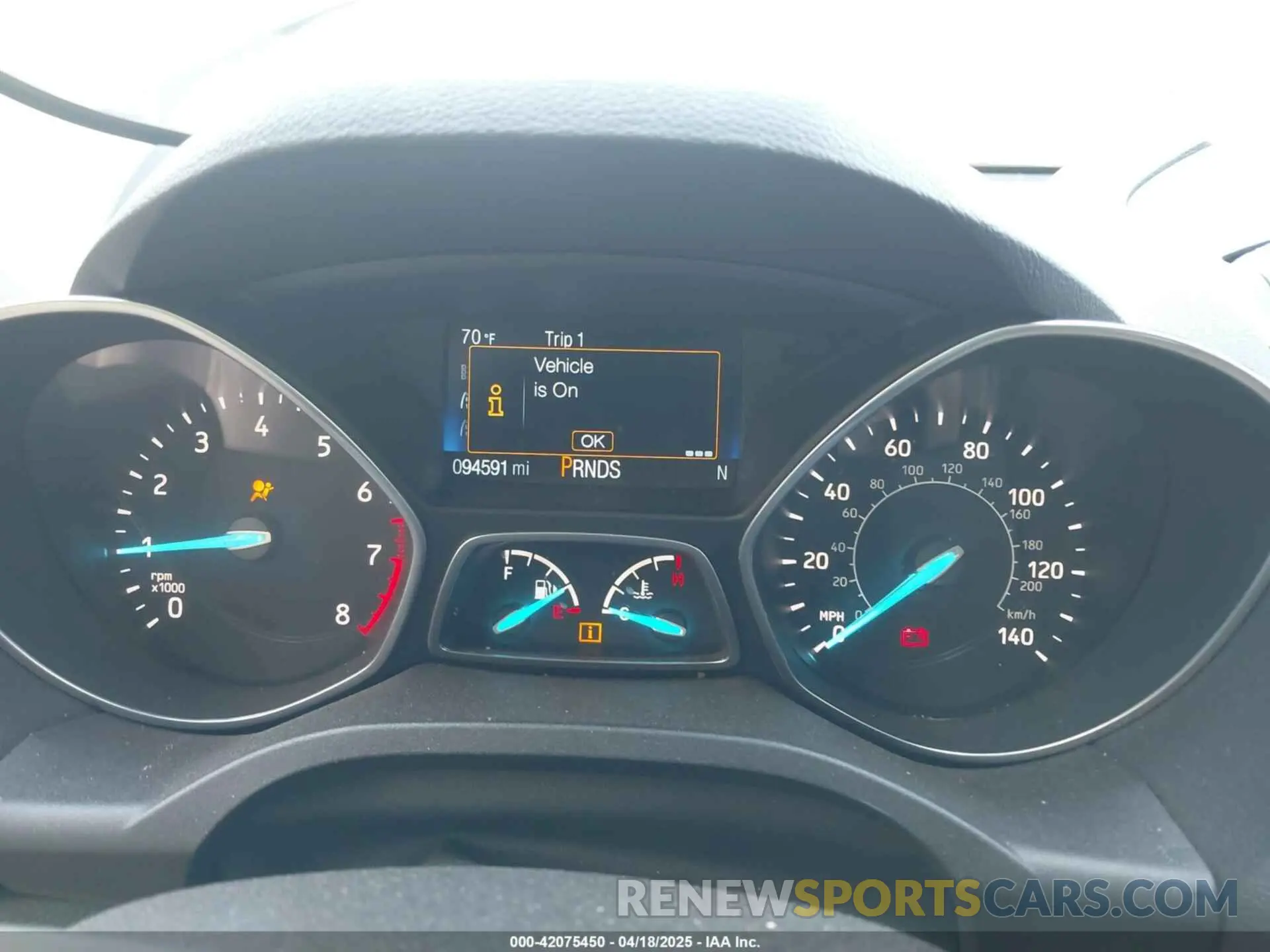 7 Photograph of a damaged car 1FMCU9HD9KUB14177 FORD ESCAPE 2019