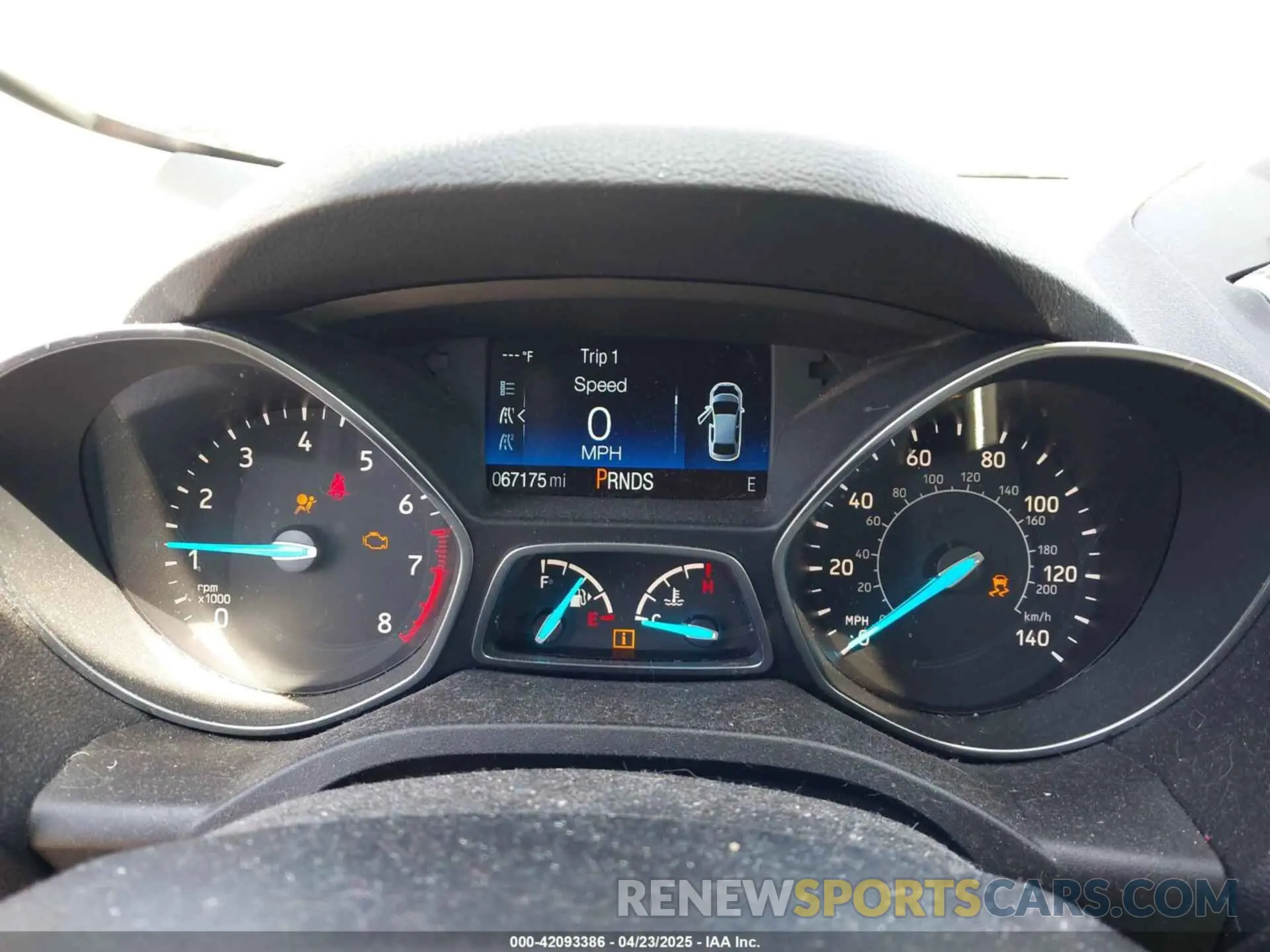 7 Photograph of a damaged car 1FMCU9HD9KUB73827 FORD ESCAPE 2019