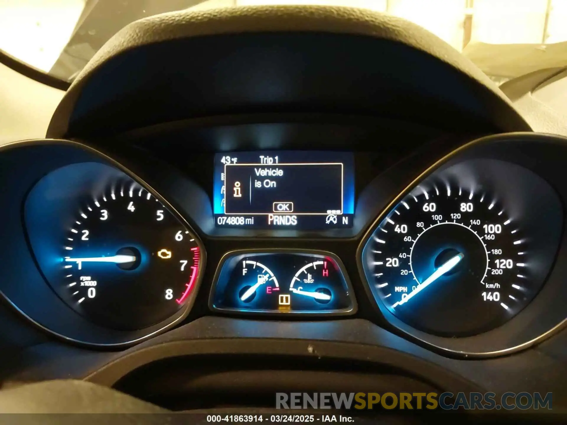 7 Photograph of a damaged car 1FMCU9HDXKUA46178 FORD ESCAPE 2019