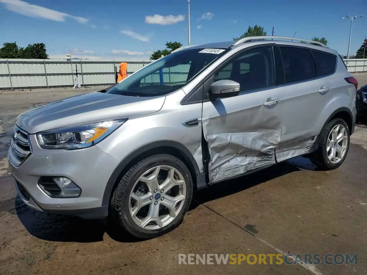 1 Photograph of a damaged car 1FMCU9J90KUB85595 FORD ESCAPE 2019