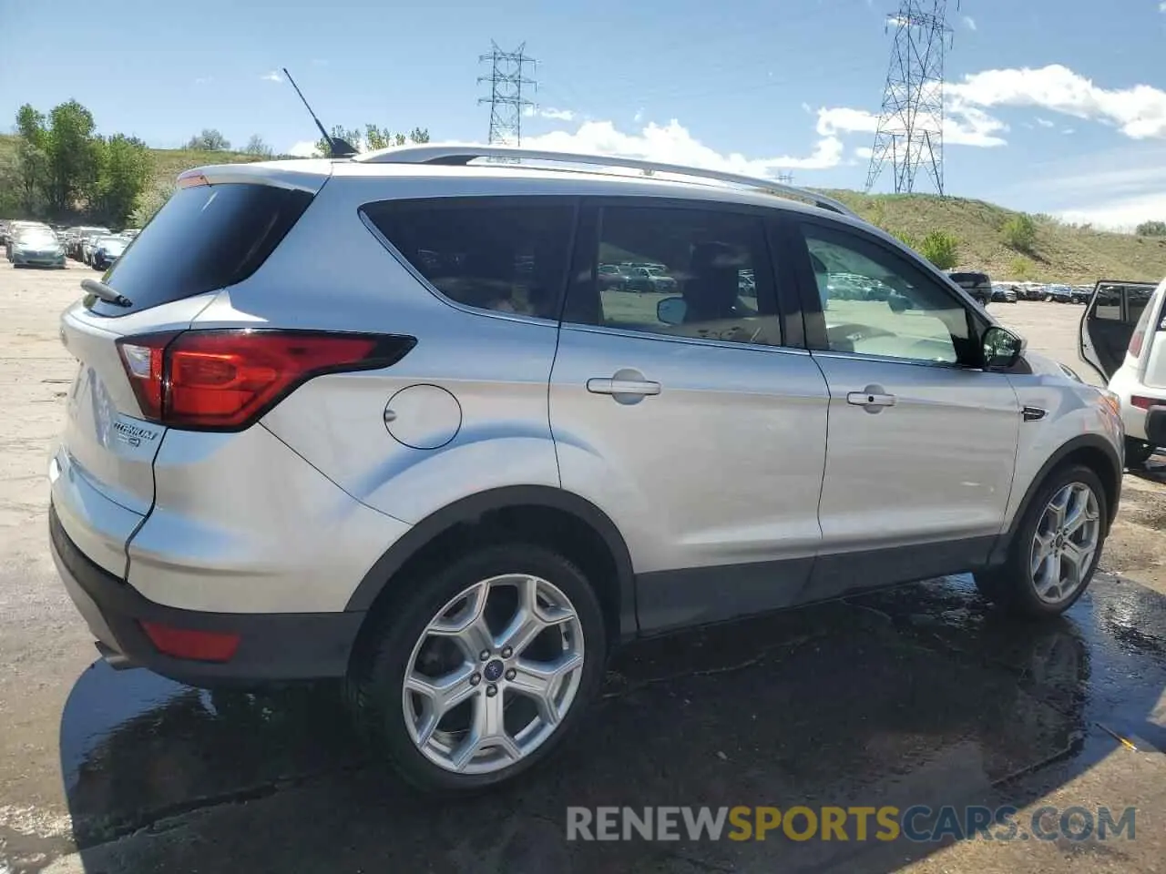 3 Photograph of a damaged car 1FMCU9J90KUB85595 FORD ESCAPE 2019